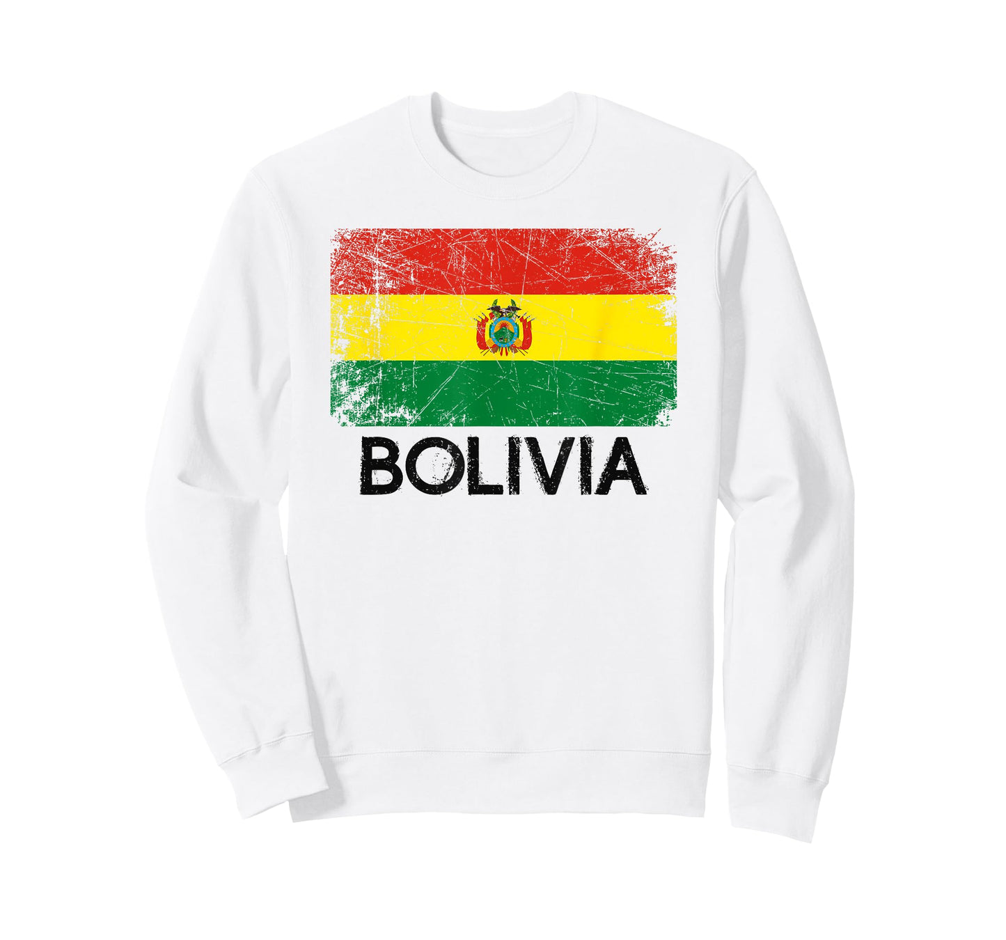 Bolivian Flag T-Shirt | Vintage Made In Bolivia Gift T-Shirt