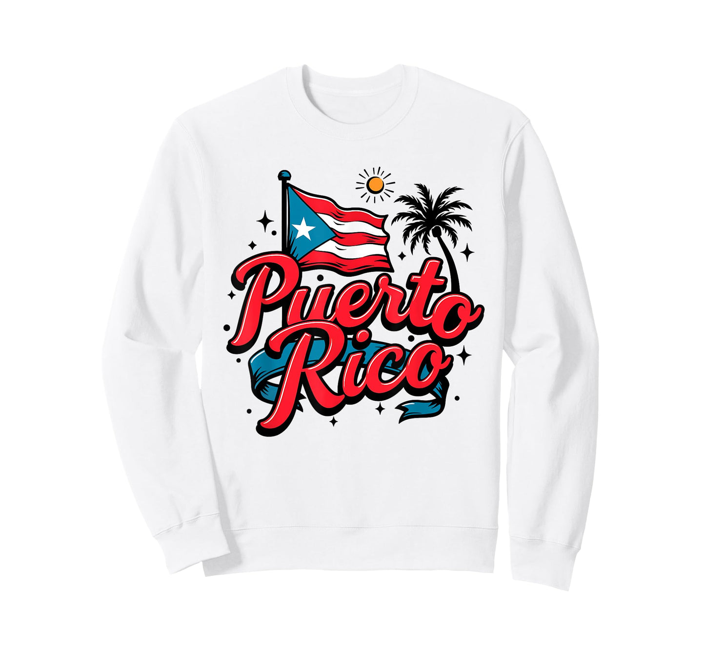 Puerto Rico Flag Hispanic Heritage Month Boricua Rican Retro T-Shirt