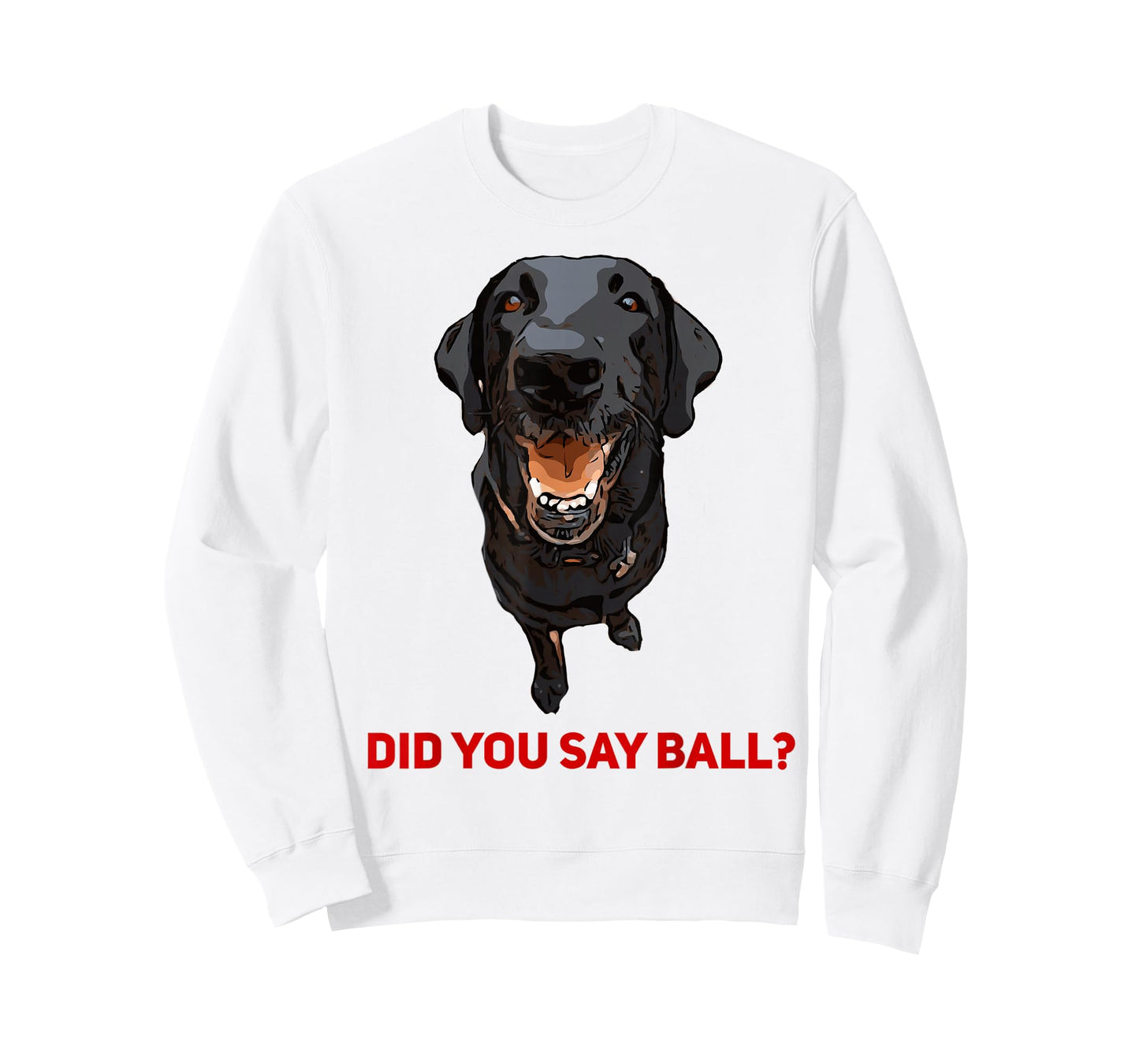 Black Lab Did you say Ball ? t-shirt T-Shirt