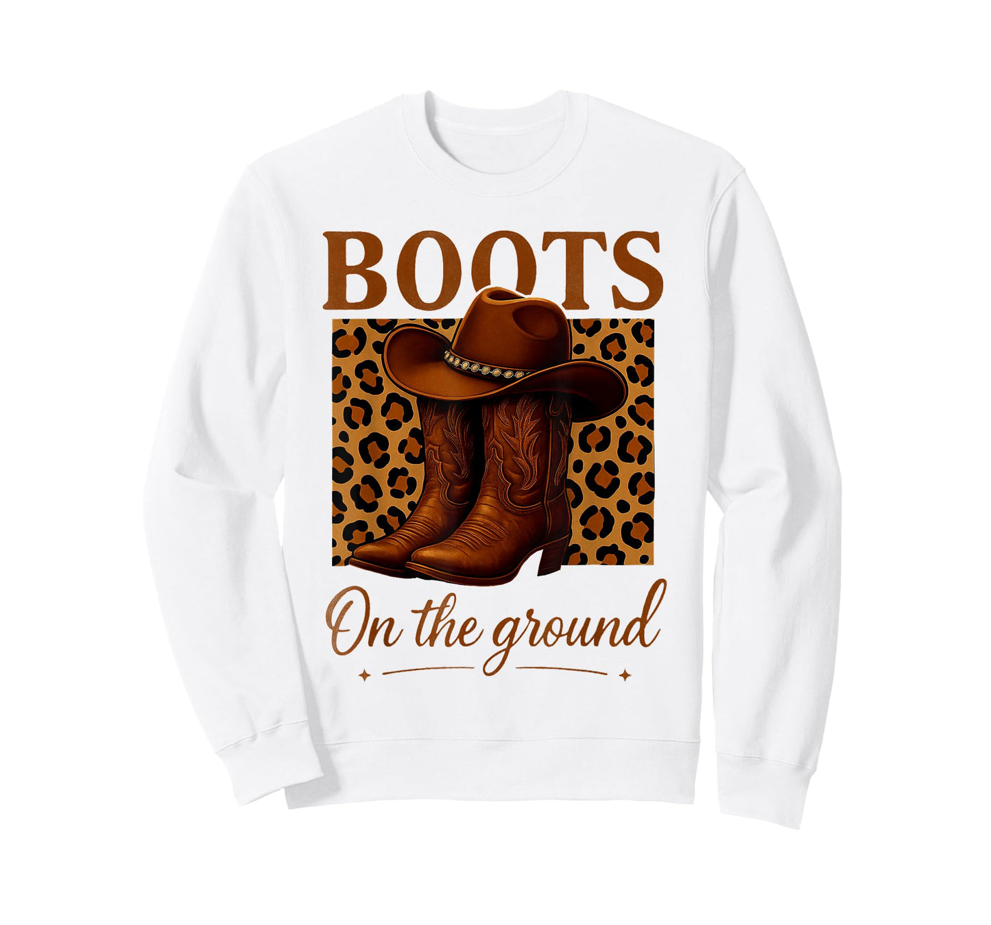 Boots On The Ground Boot Cowboy Western Cowgirl Linedance T-Shirt