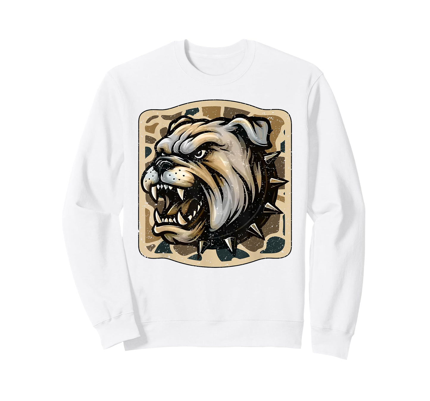 Bulldogs Camo Football Game Day School Mascot Team Spirit T-Shirt