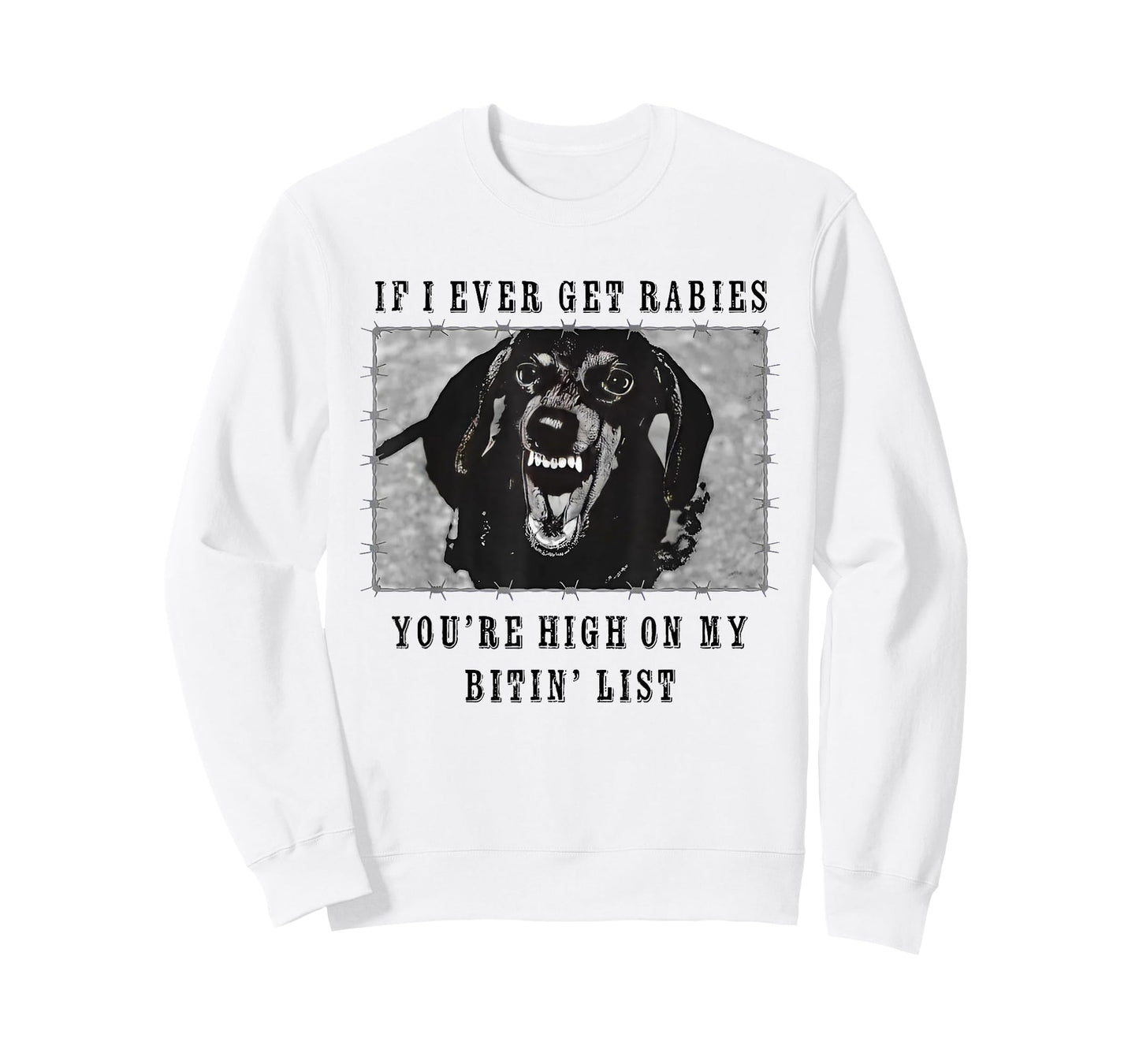 If I Ever Get Rabies, You're High On My Bitin' List Dachsund T-Shirt
