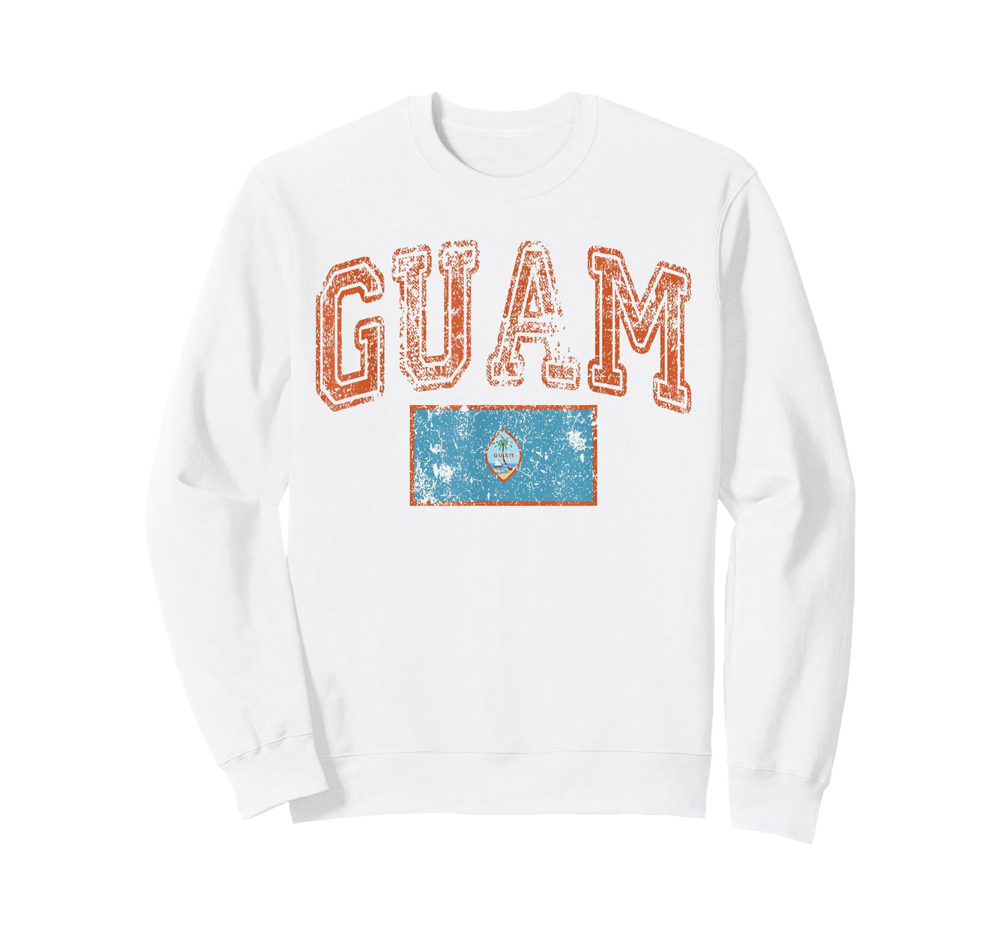 Vintage Retro Faded Guam Flag T-Shirt