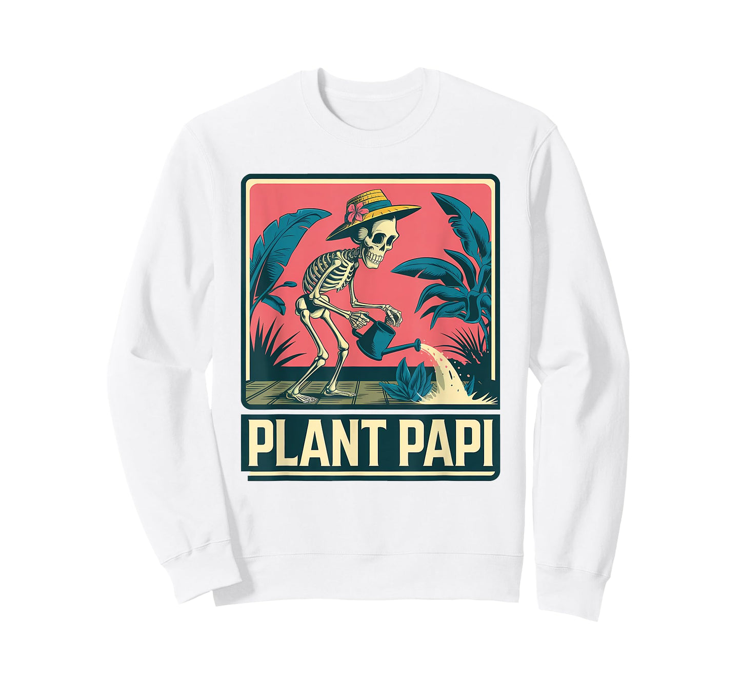 Halloween Plant Papi Daddy Gardener Vintage Men & Women T-Shirt