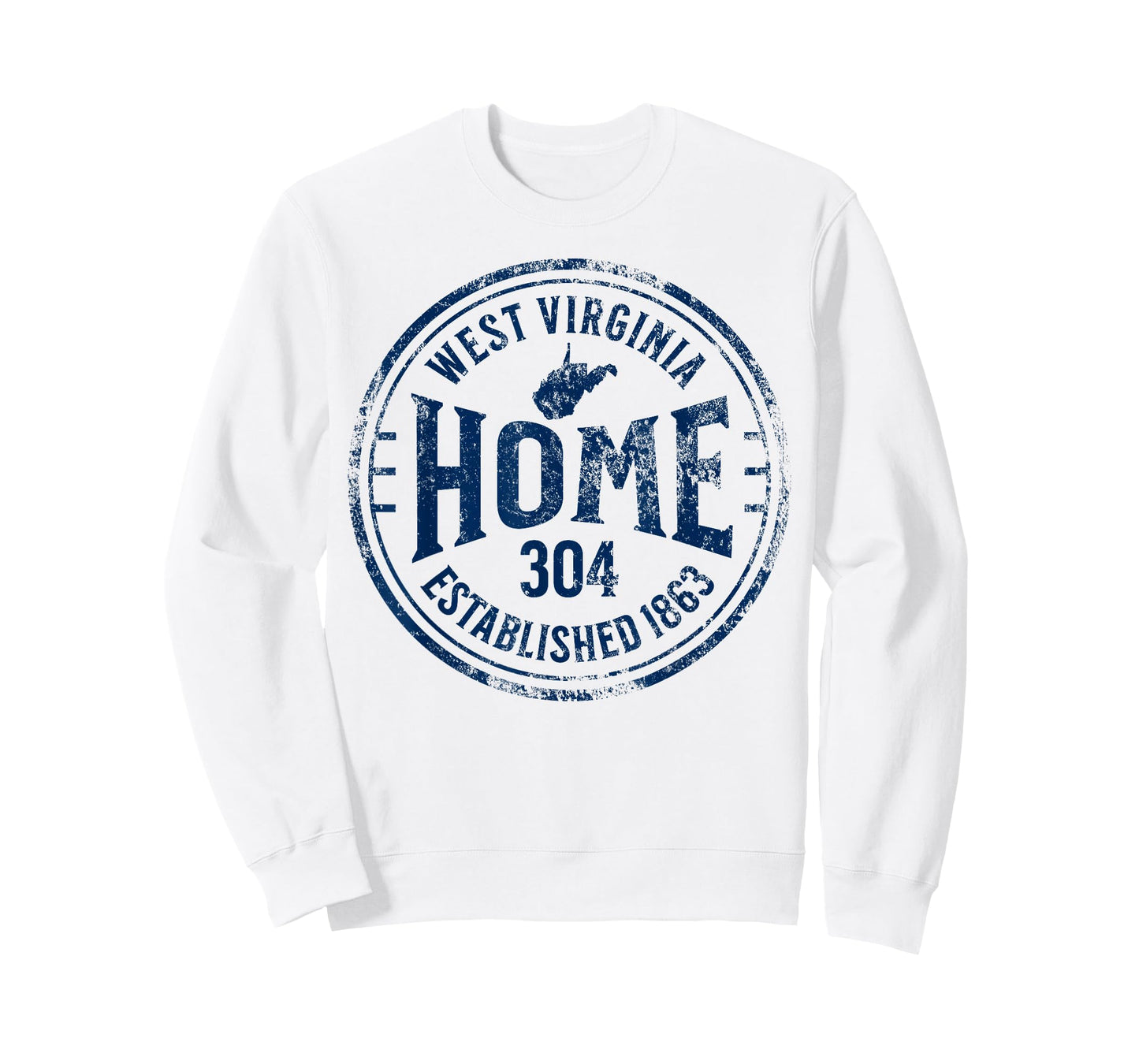 West Virginia Map 304 Home Vintage T-Shirt