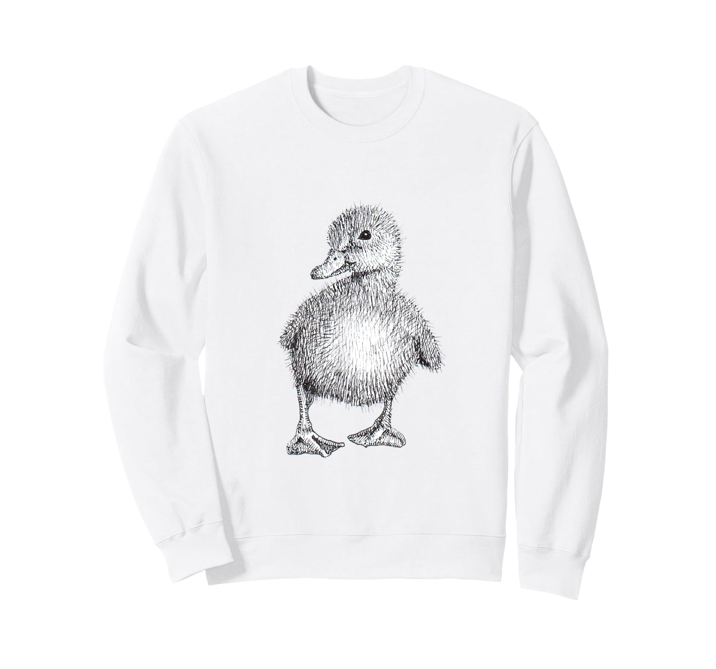 Duckling Cute Pen & Ink Drawing T-Shirt T-Shirt