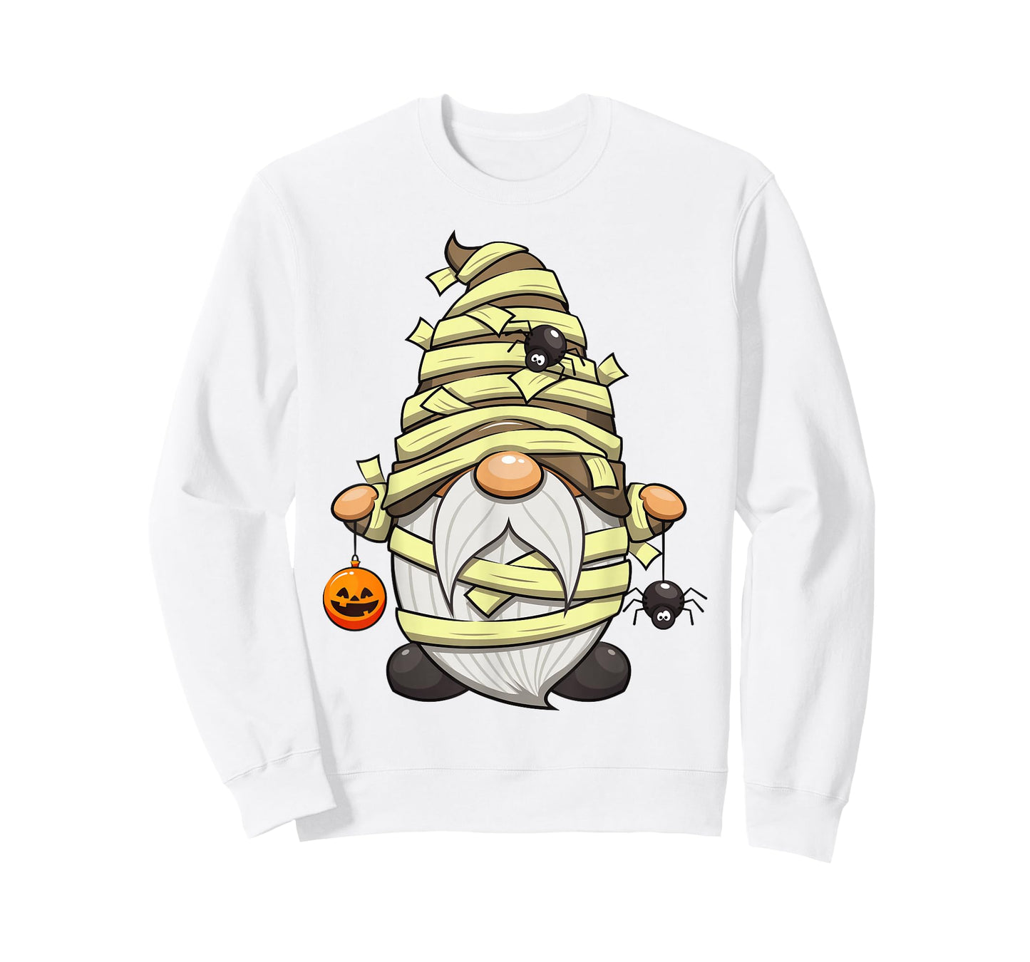 Funny Mummy Gnome with Jack O' Lantern Halloween Gnome T-Shirt