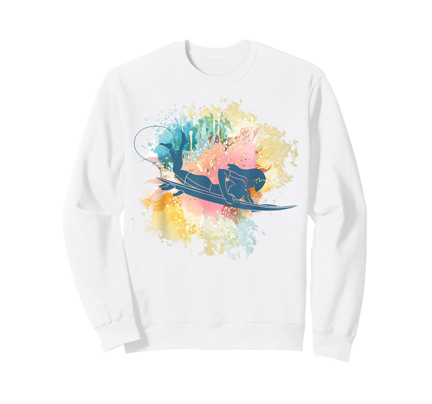 Surfing Girl Surfboard Water Sports Surf Surfer Women T-Shirt