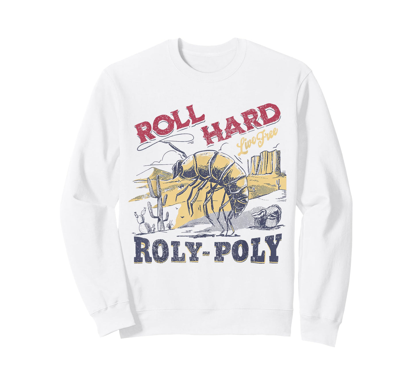 Roly Poly Western Rodeo Cowboy Dung Beetle T-Shirt