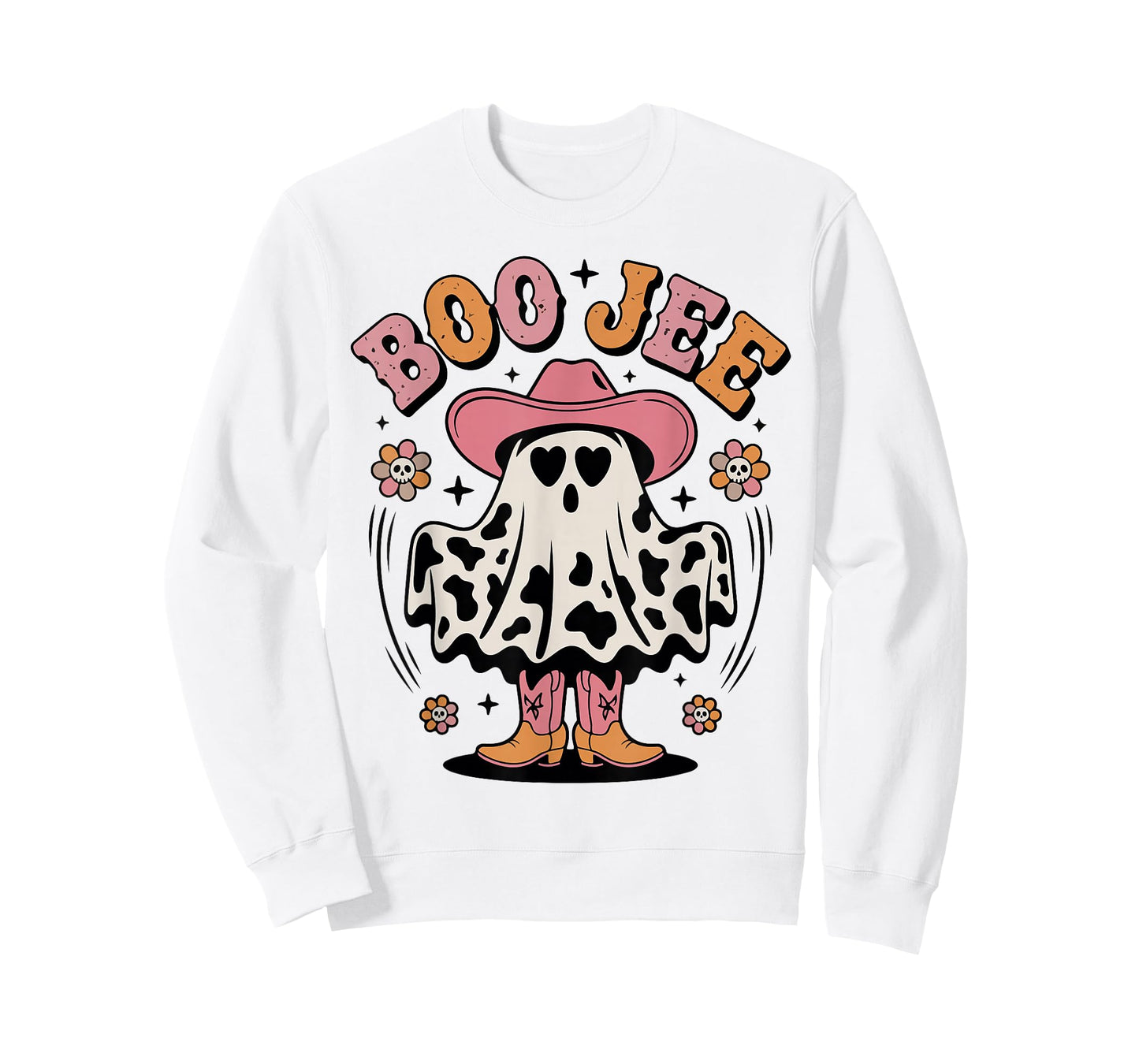 Halloween Boo JEE Ghost Cowgirl Cute Teen Girl Toddler Women T-Shirt