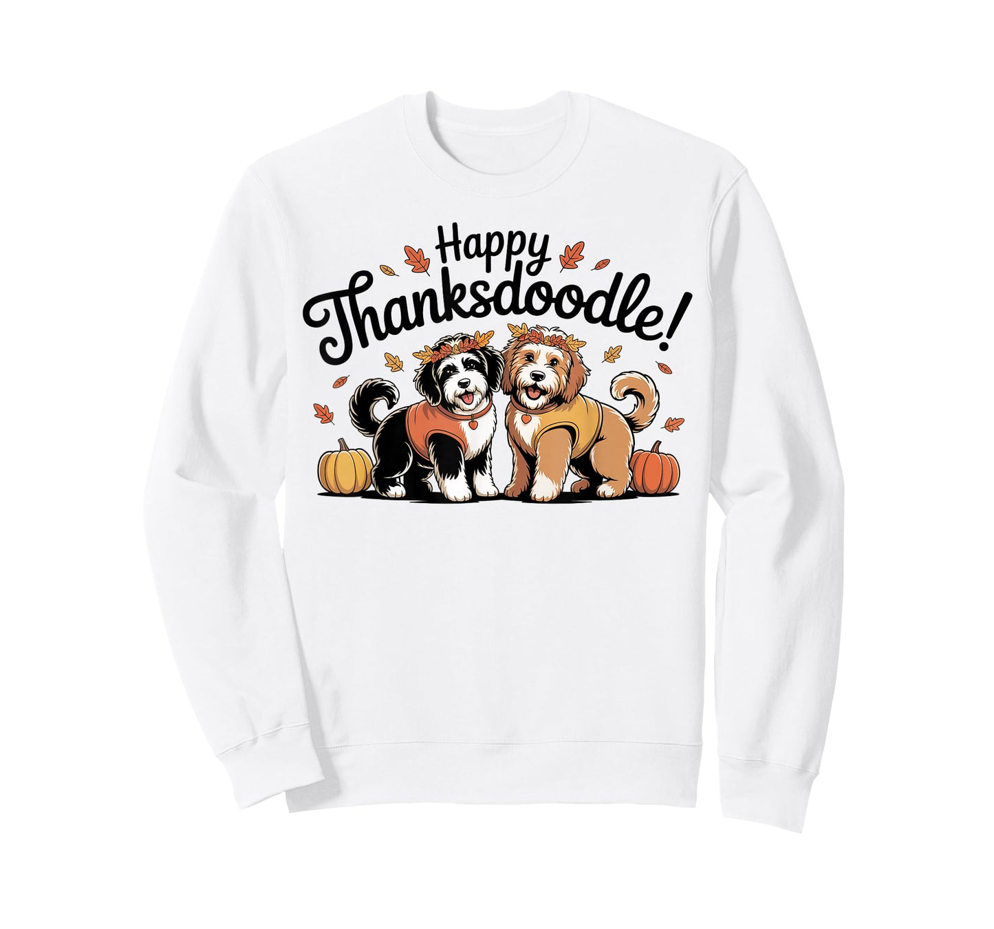 Funny Goldendoodle Thanksgiving Design with Cute Doodle Dog T-Shirt