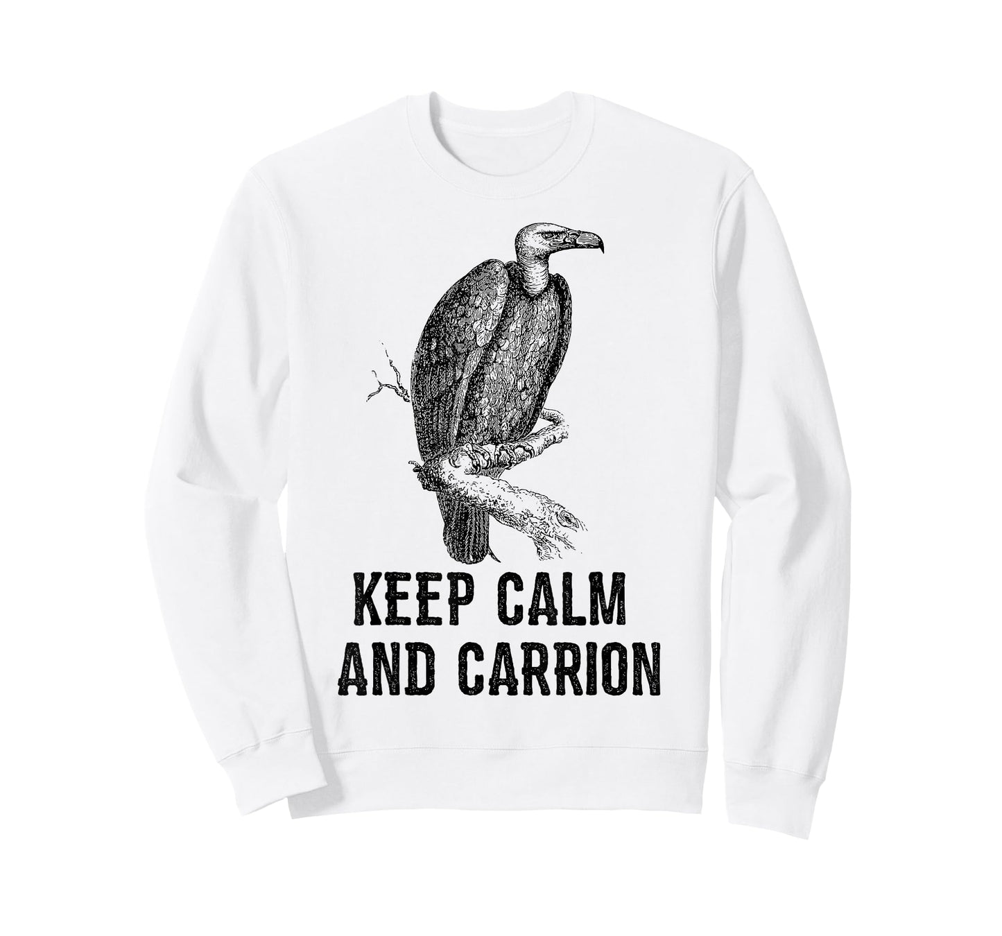 Funny T-Shirt Keep Calm and Carrion Vulture Condor Buzzard T-Shirt