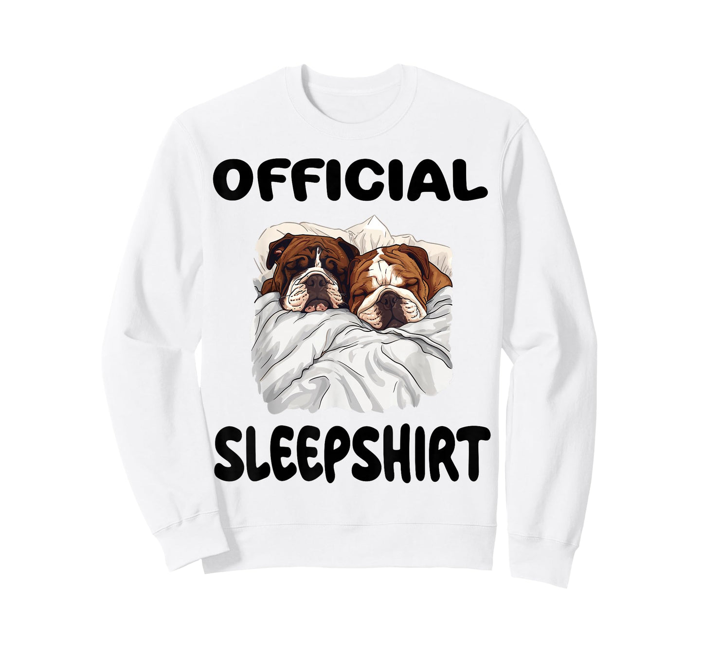 English Bulldog dog Official Sleepshirt Pajamas Nightgown T-Shirt