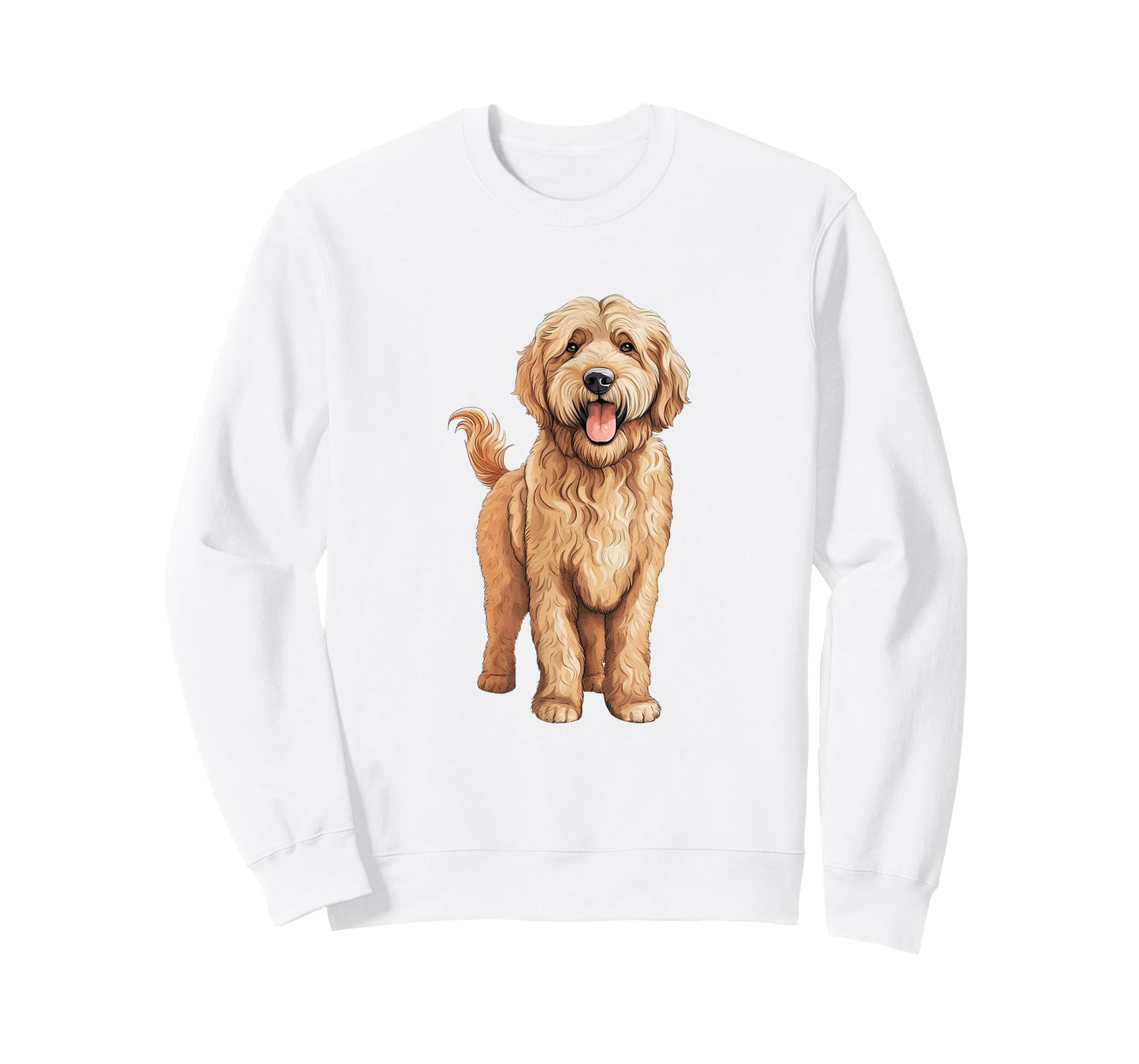 Adorable Labradoodle Illustration for Dog Lovers T-Shirt