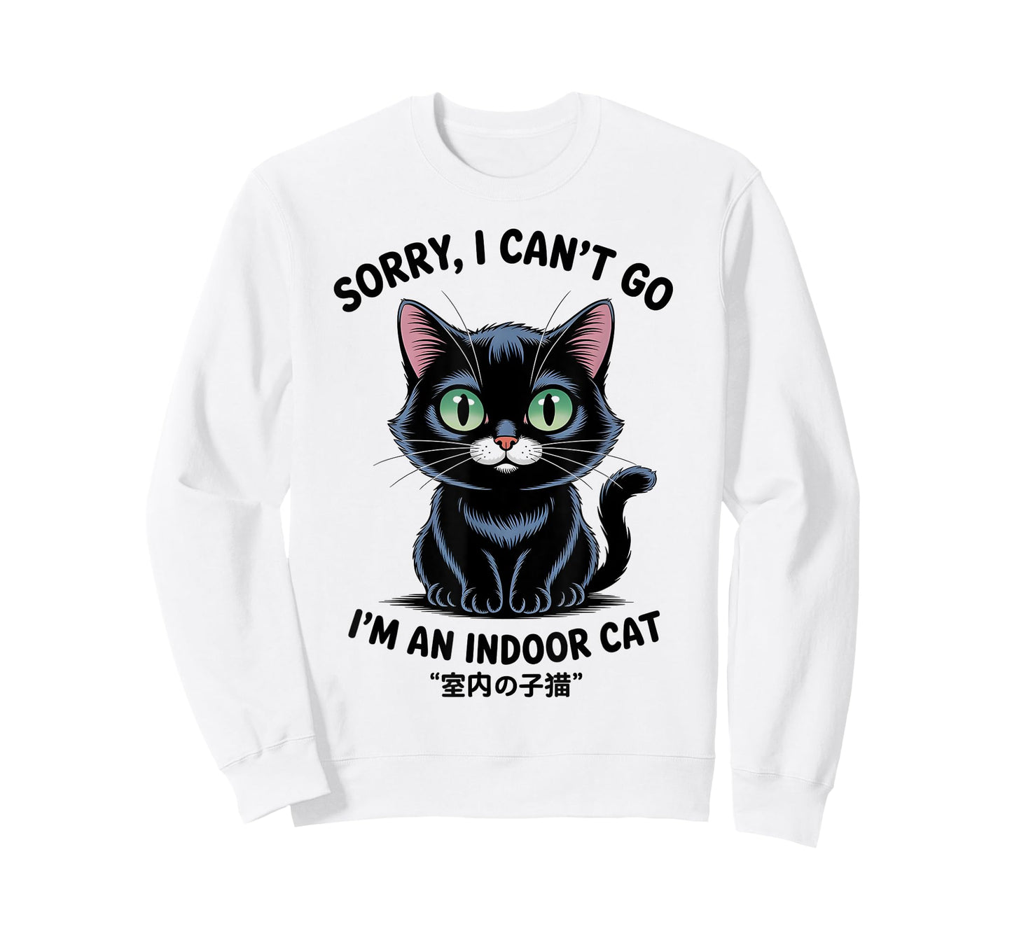 Sorry I Can’t Go I’m an Indoor Cat Funny Indoor cat T-Shirt