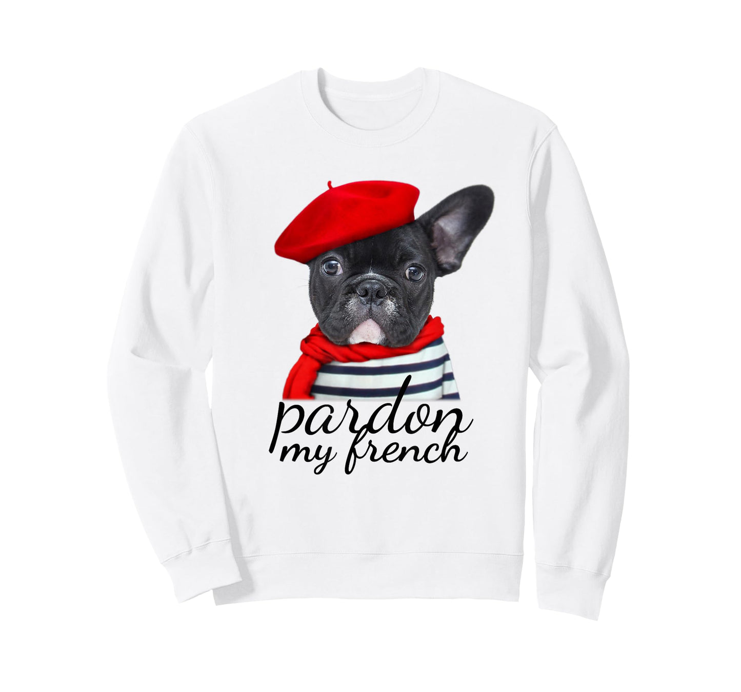 Pardon my french Bulldog Shirt Cute Frenchie T-Shirt T-Shirt
