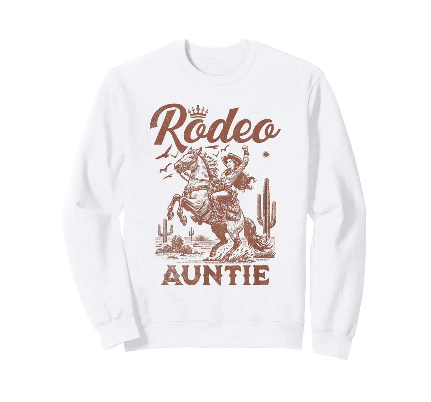 Mothers Day Rodeo Aunt Western Cowboy Auntie Family Matching T-Shirt
