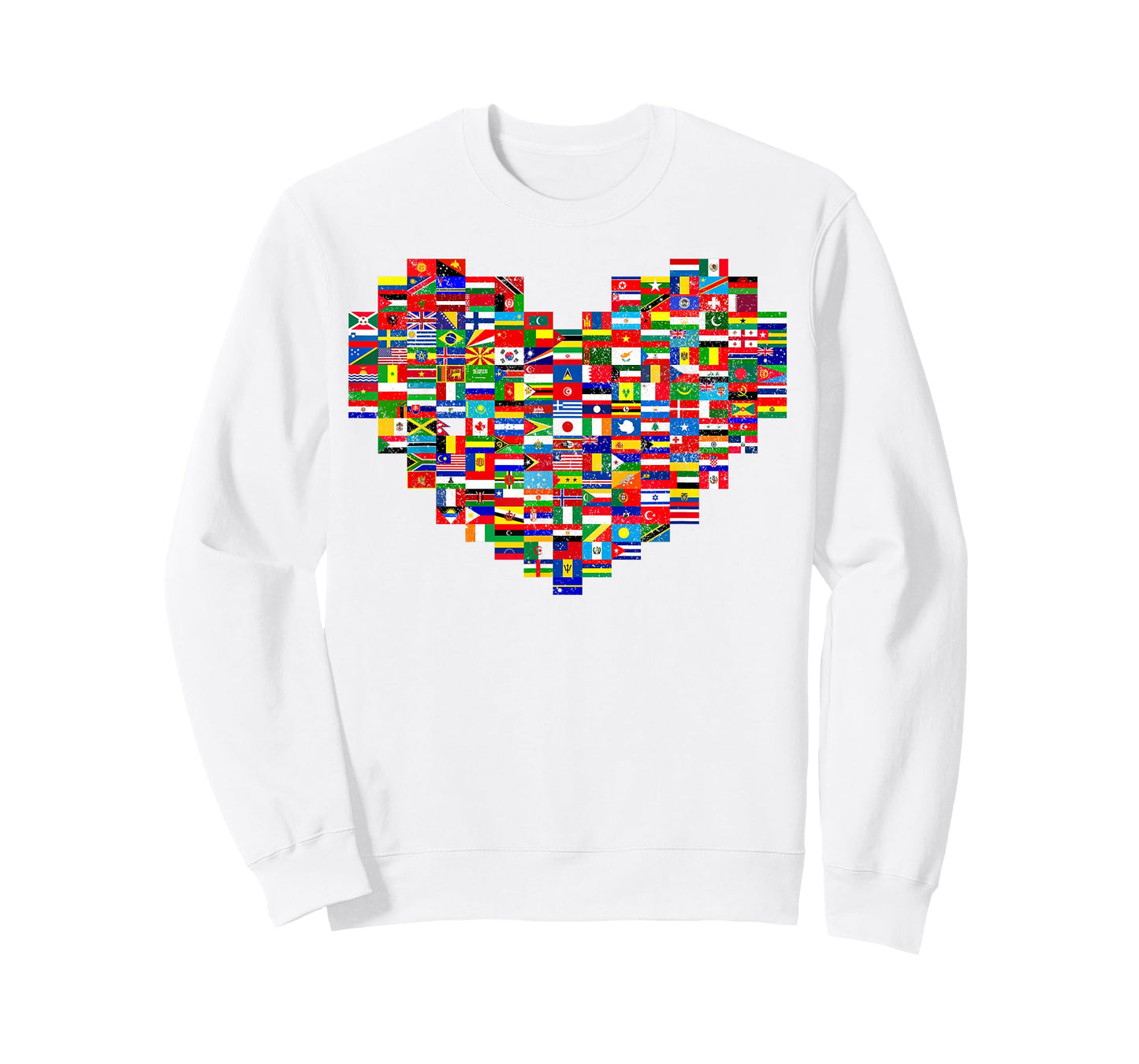Hearts World Flags Heart Flags of the Countries T-Shirt