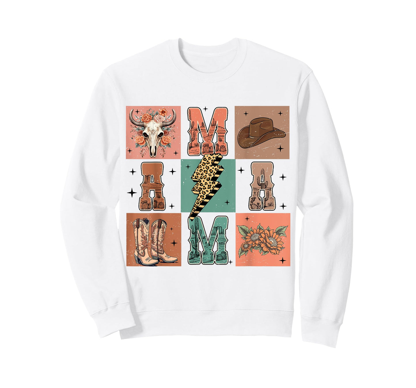 Western Mama Cowboy Cowgirl Mothers Day Mom Country Boots T-Shirt
