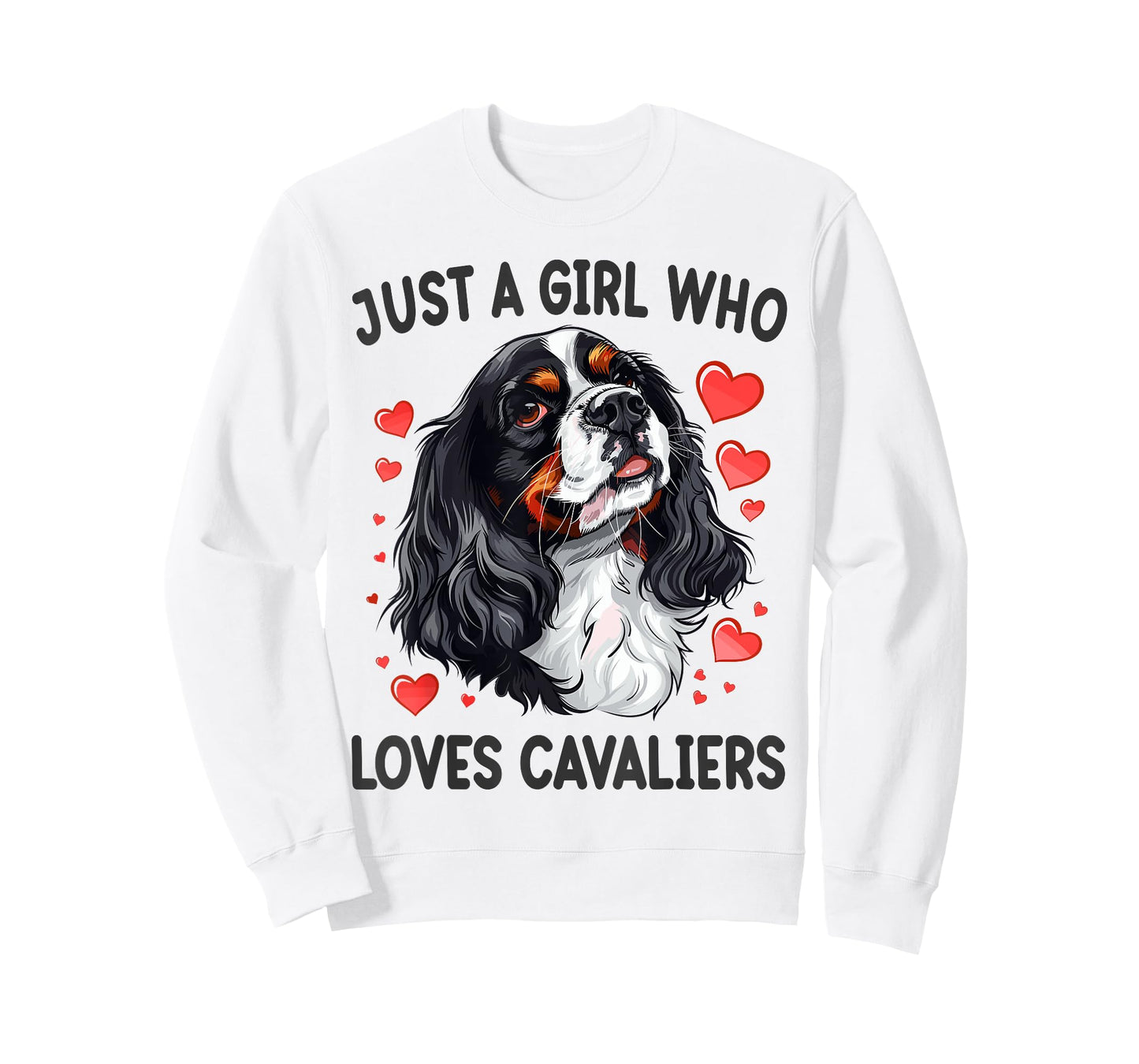 Just a Girl Who Loves Cavaliers King Charles Spaniel Dog T-Shirt