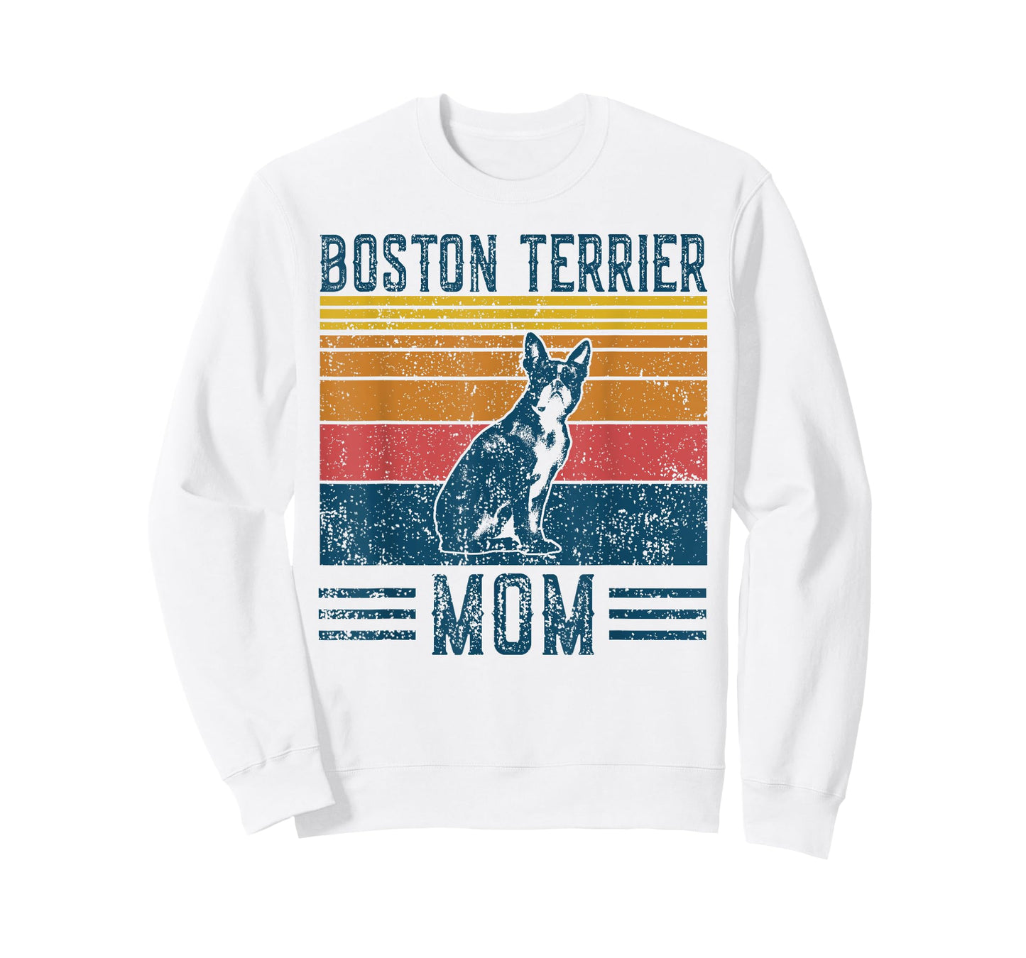 Dog Boston Terrier Mom - Vintage Boston Terrier Mom T-Shirt