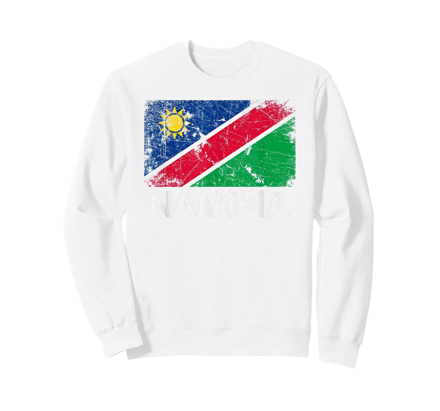 Namibian Flag T-Shirt | Vintage Made In Namibia Gift