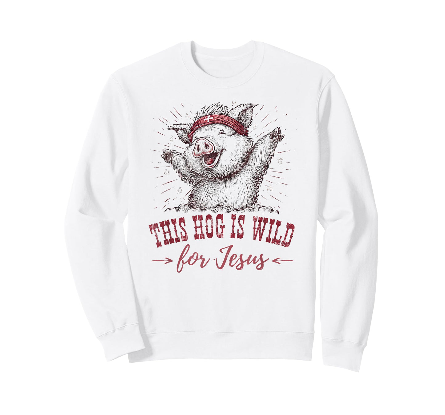 This Hog Is Wild for Jesus Wear for Christian Women T-Shirt