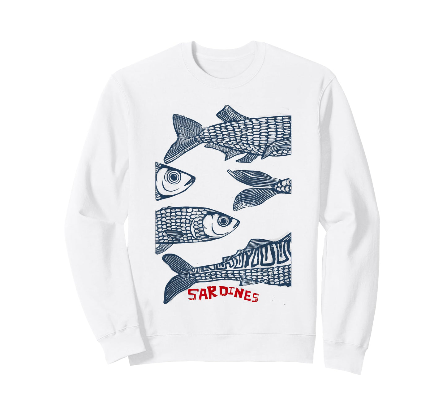 Sardines Tinned Fish Retro Graphic For Men Women T-Shirt
