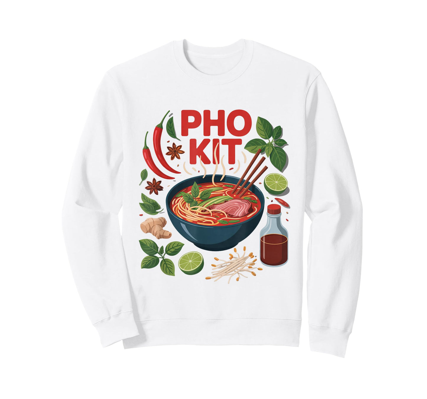 Pho Kit Soup Ingredients Pho Broth at Home Funny Pho Lover T-Shirt