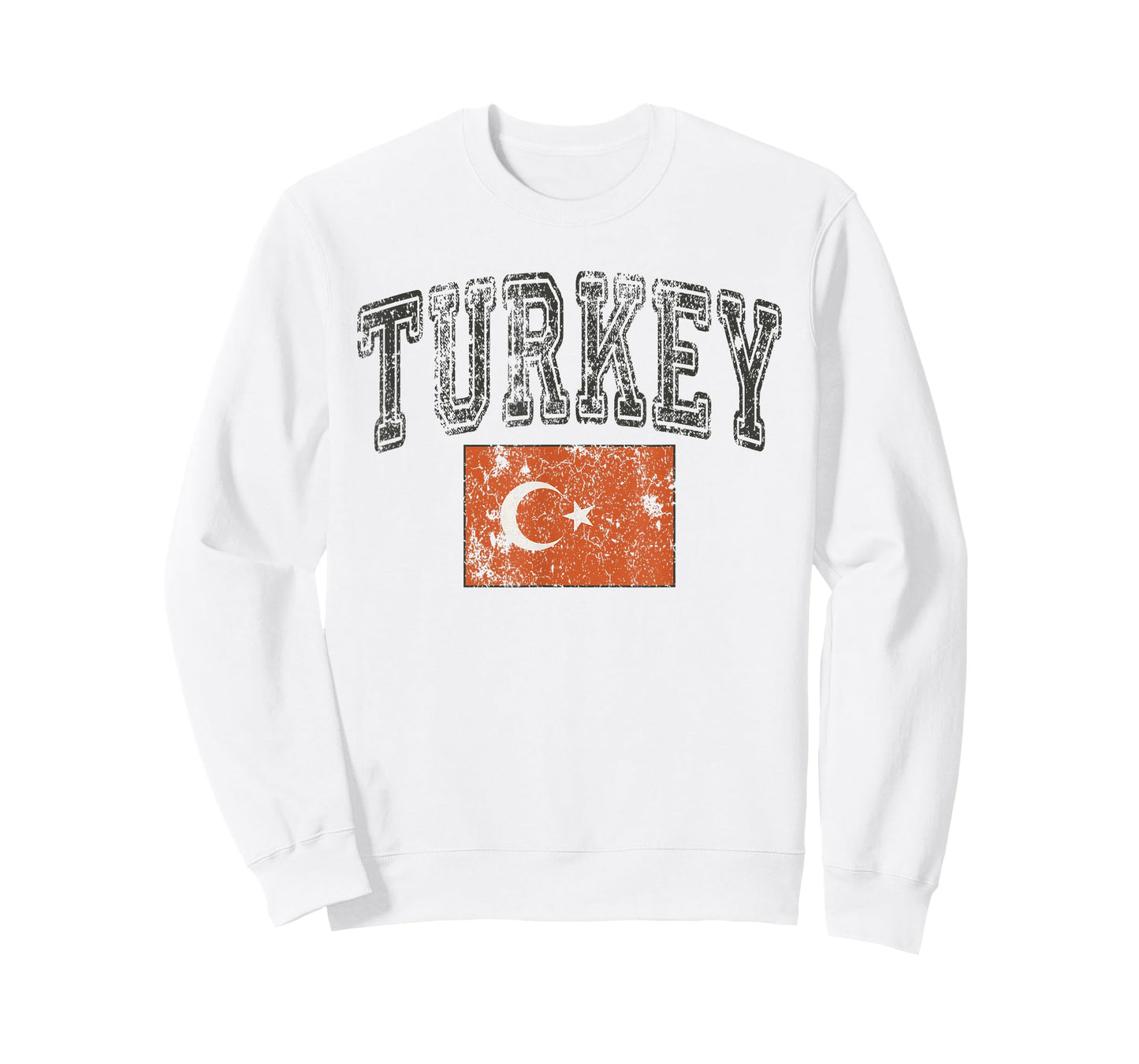 Vintage Retro Faded Turkey Flag Turkish Pride T-Shirt