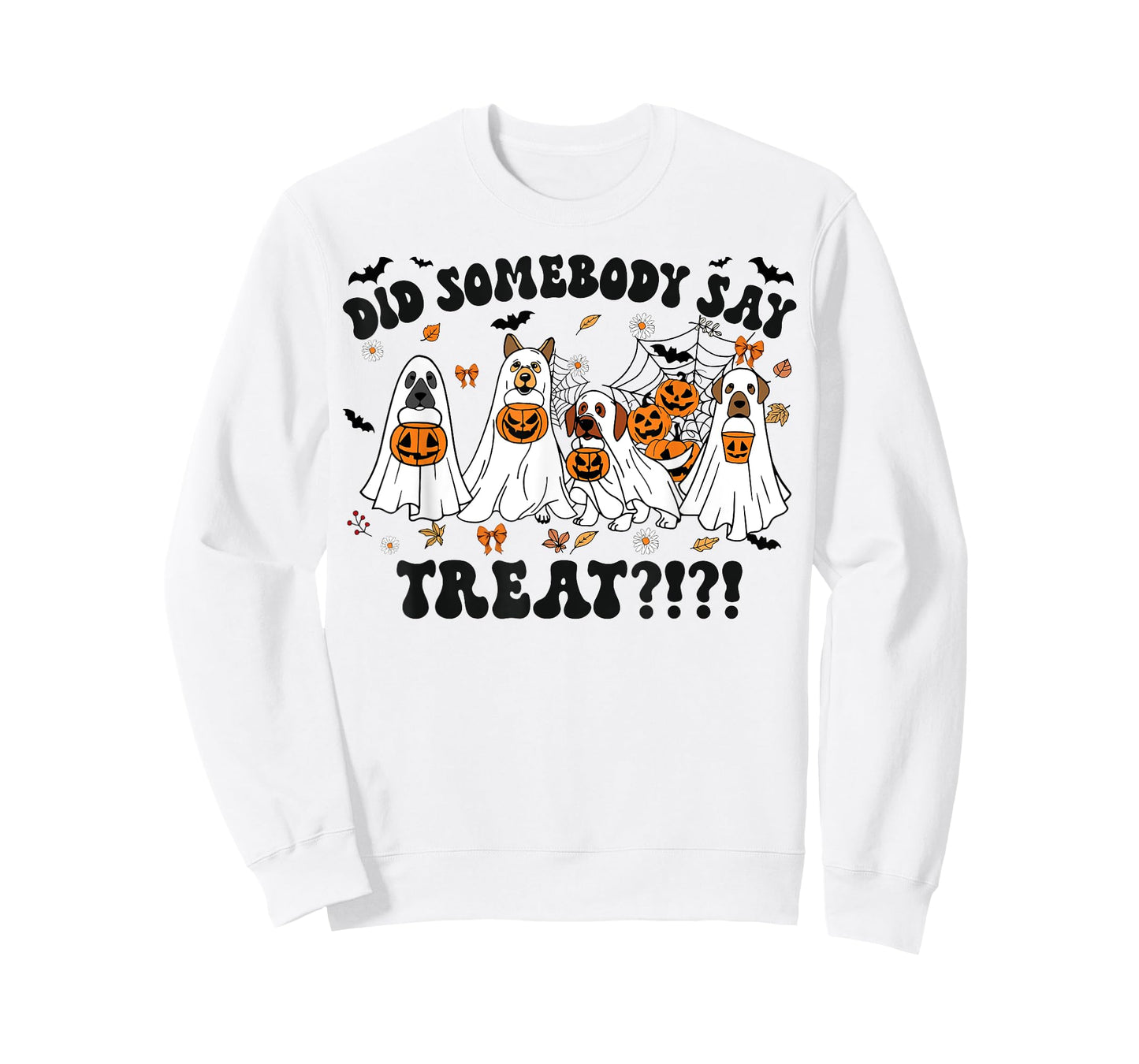 Ghost Dogs Lovers Did Somebody Say Treat Halloween Costume T-Shirt
