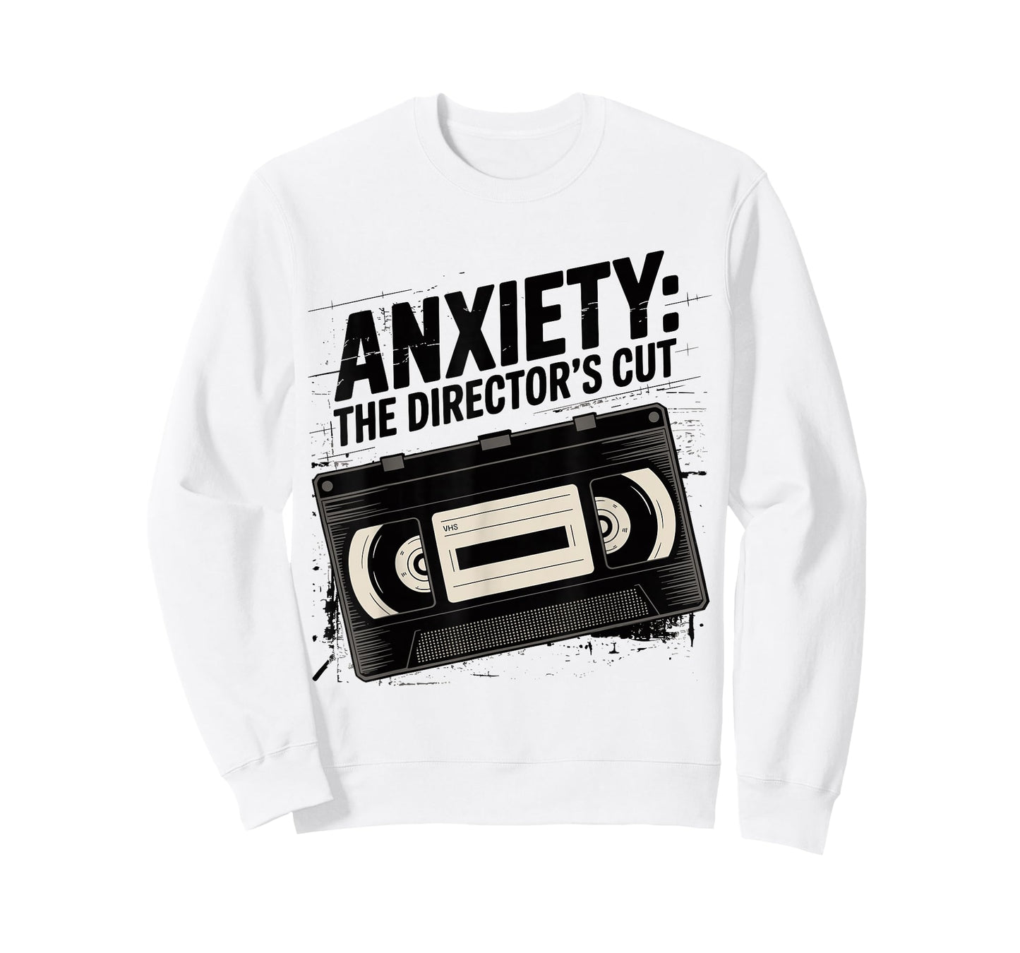 Anxiety The Director’s Cut Retro VHS Apparel Design T-Shirt