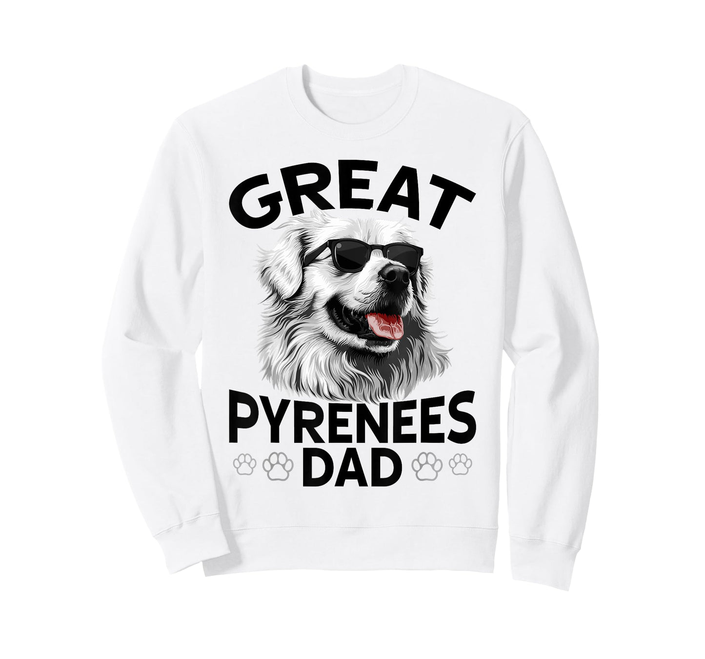 Great Pyrenees Dog Breed Great Pyrenees Dad T-Shirt for Men Women Girls Kids