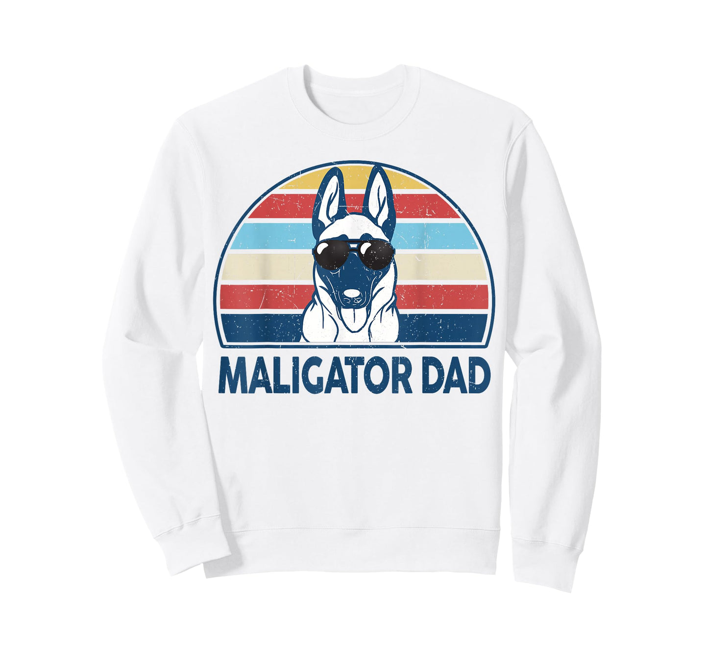 Funny Belgian Malinois Maligator Dad for Dog Lover T-Shirt