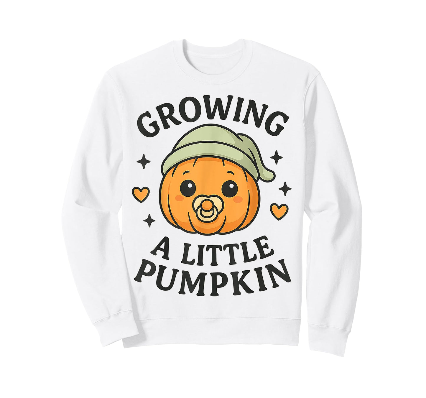 Growing A Little Pumpkin Fall Pregnancy Announcement Reveal T-Shirt