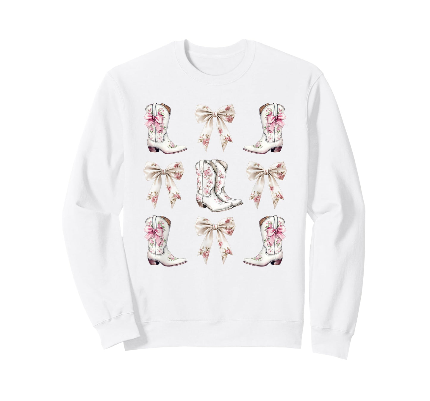 Cowgirl Pink toile coquette bows T-Shirt