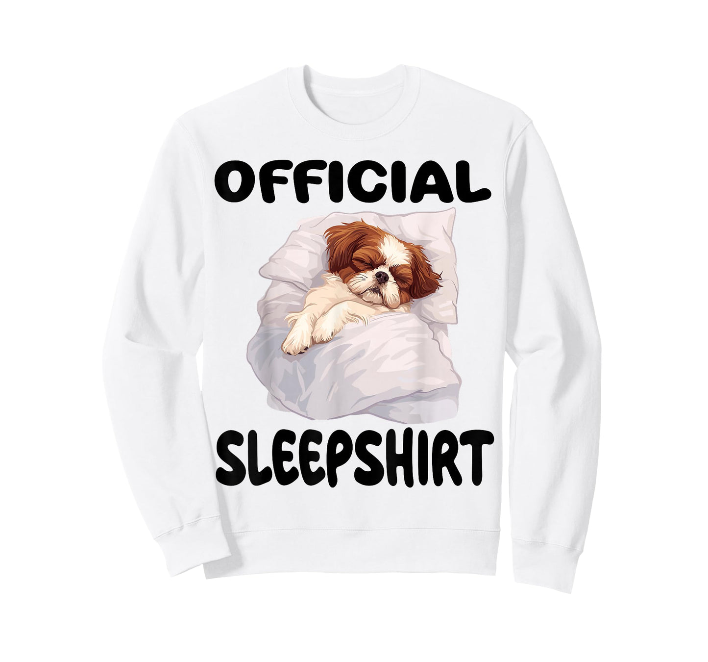 Shih Tzu Dog Official Sleepshirt Pajamas Nightgown T-Shirt for Men Women Kids
