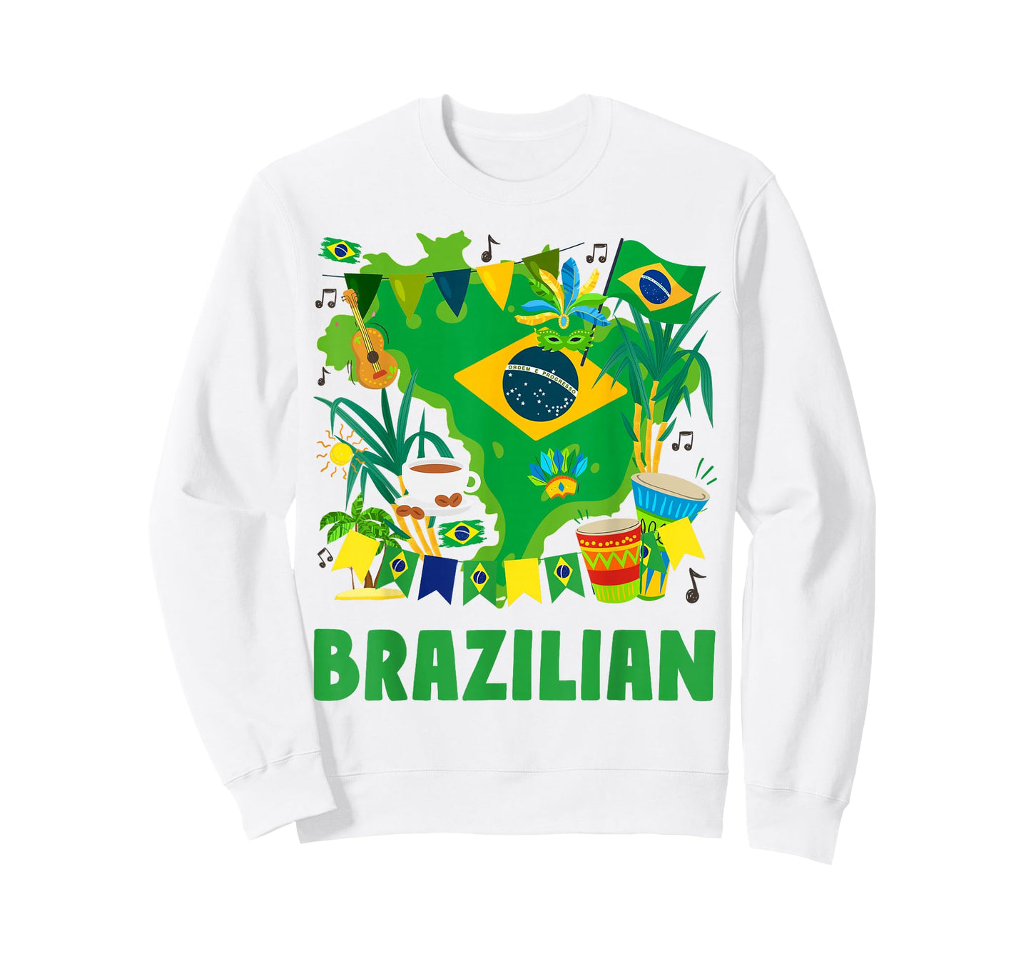 Brazil Flag Outfit Idea For Kids Brasil & Brazilian Flag T-Shirt