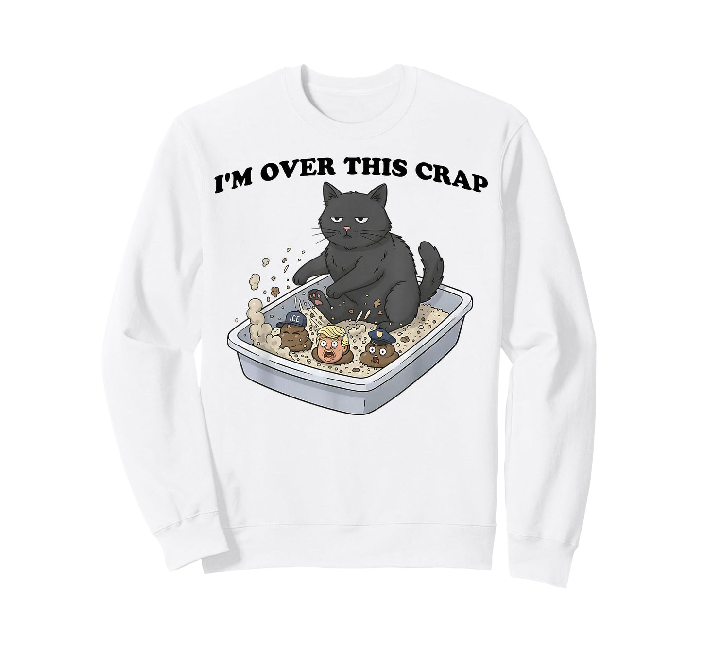 Cat I'm Over This Crap T-Shirt