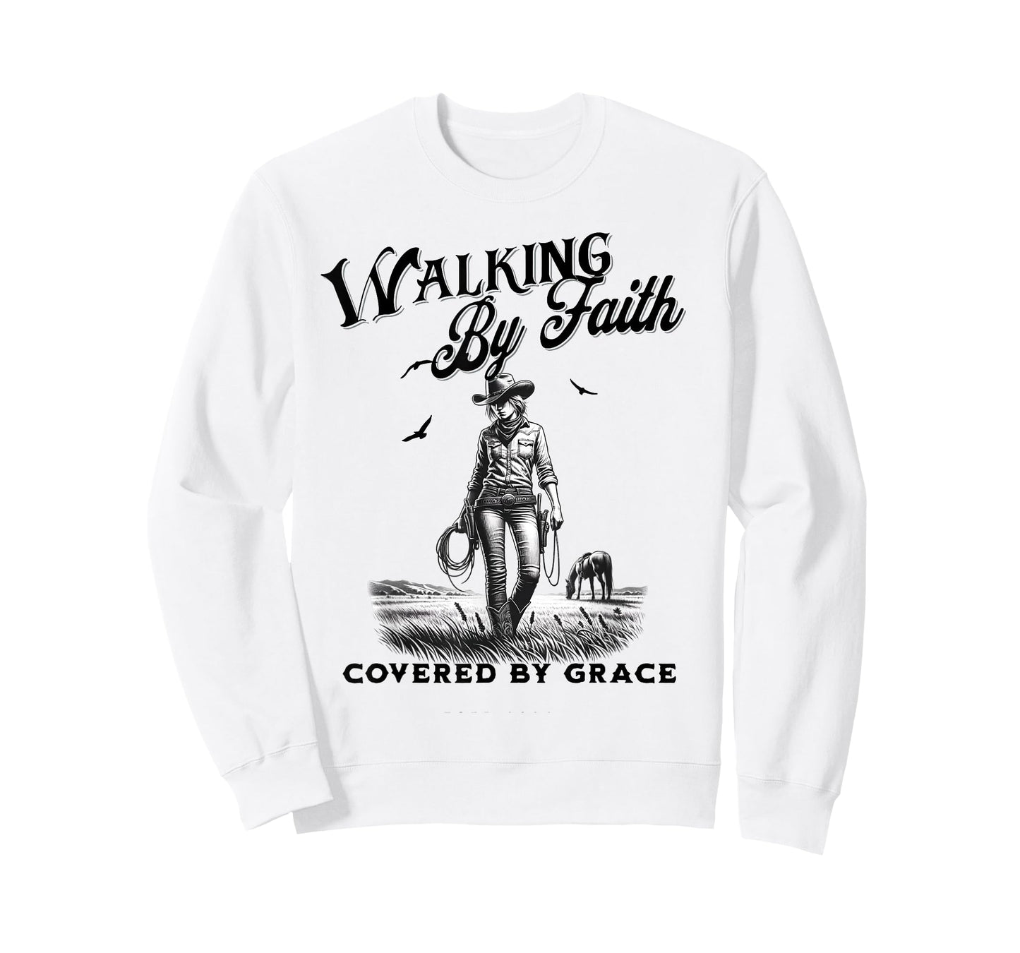 Christian Cowgirl Bible Verse Western Jesus Faith Based T-Shirt