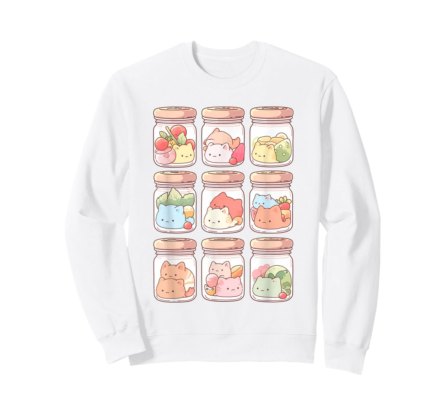 Kawaii Chibi Cats | Japanese Anime Manga Decora Aesthetic T-Shirt