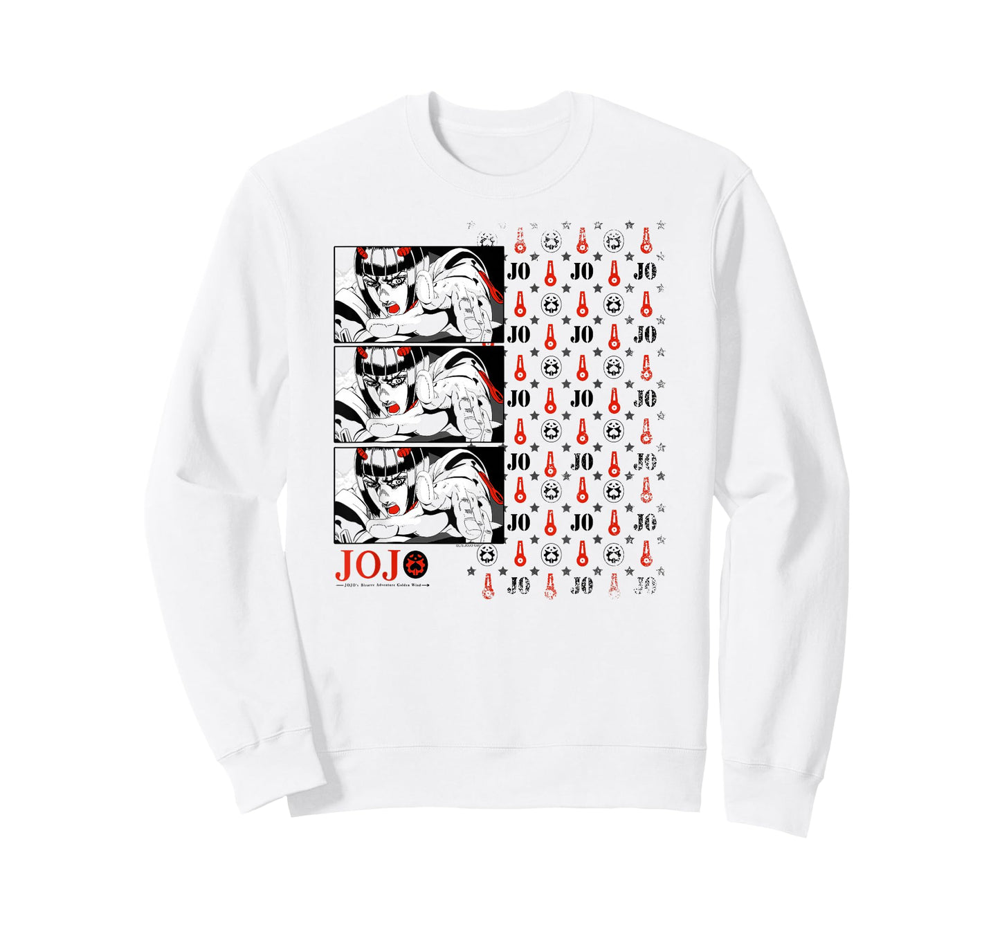 JoJo's Bizarre Adventure Pt 5 Bruno Bucciarati Zippers Anime T-Shirt