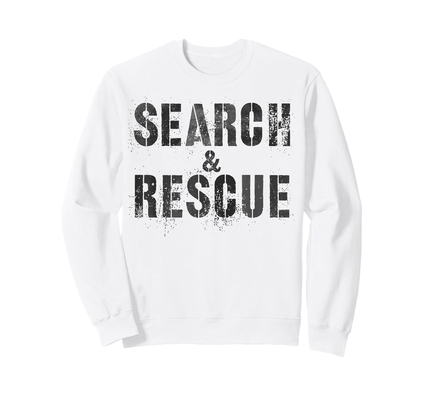 Vintage SEARCH & RESCUE S.A.R Dept Uniform SAR Bright Orange T-Shirt