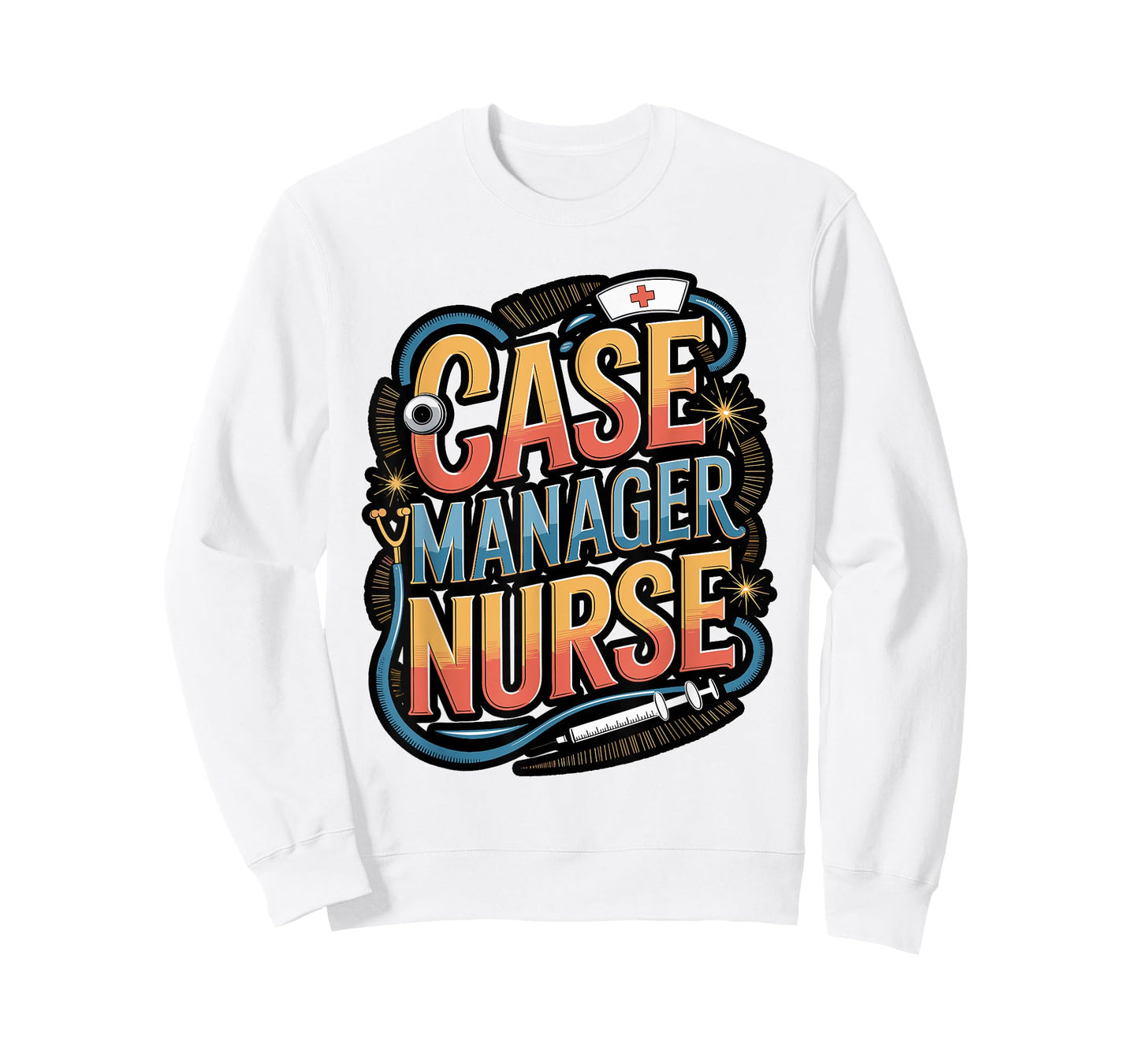 Nurse Case Manager Heart Design T-Shirt