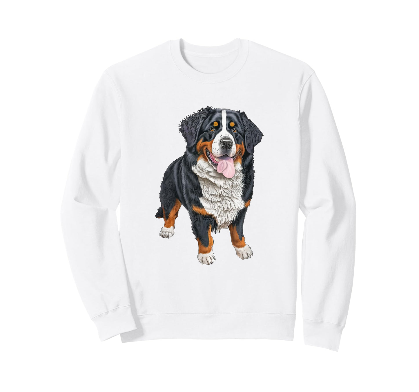 Bernese Mountain Dog Portrait Artistic Image T-Shirt