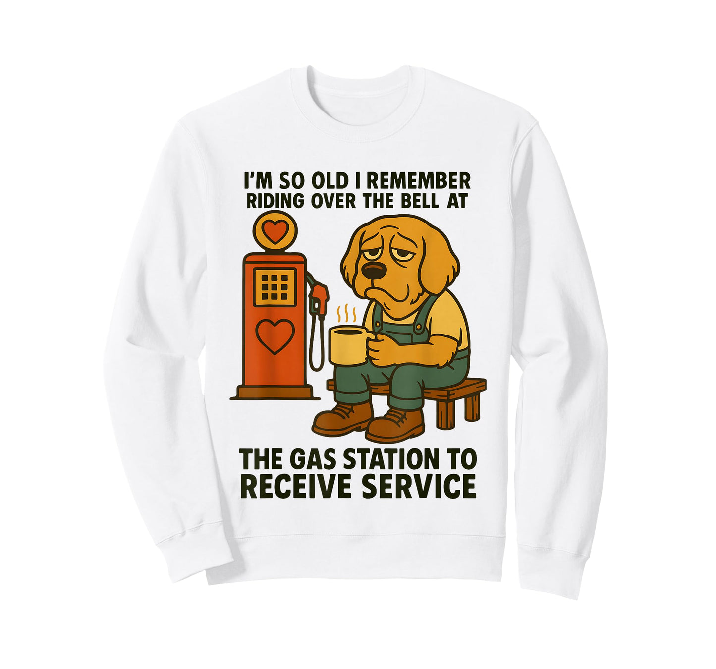 Golden Retriever I'm So Old I Remember Riding Over The Bell T-Shirt