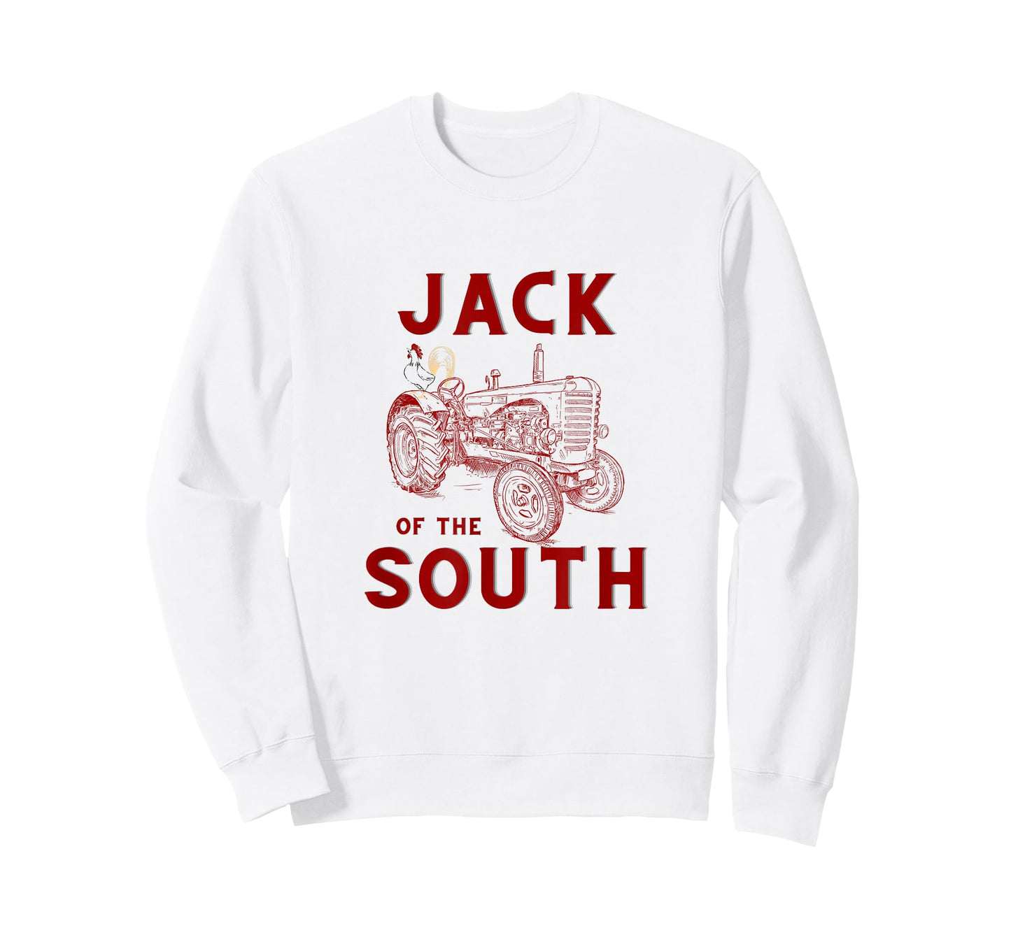 Jack of the South Chicken on Red Tractor Farm Life T-Shirt