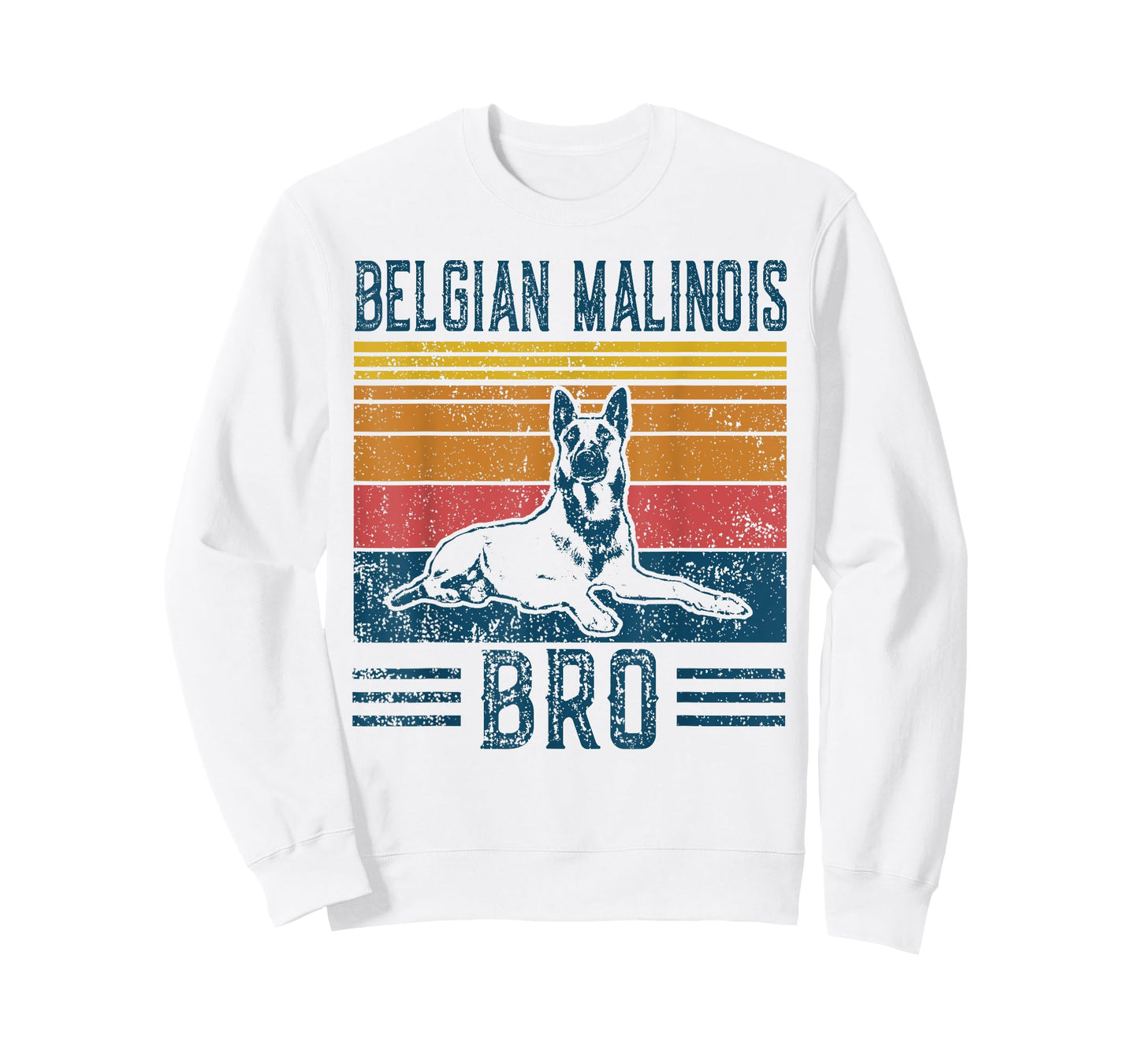 Dog Belgian Malinois Bro - Vintage Belgian Malinois Bro Men Women Kids T-Shirt