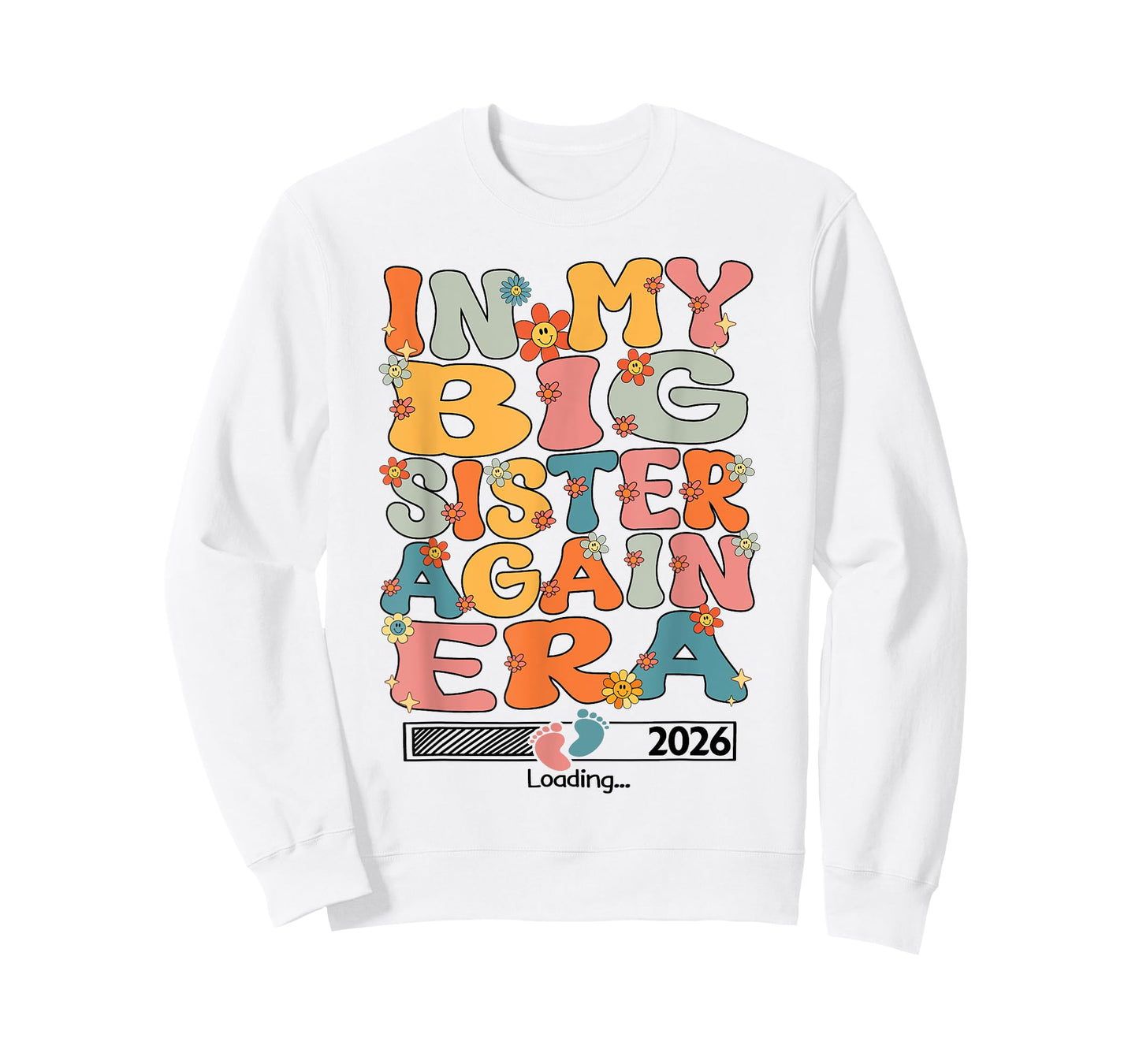 In My Big Sister Again Era Groovy Big Sister Again 2026 Cute T-Shirt