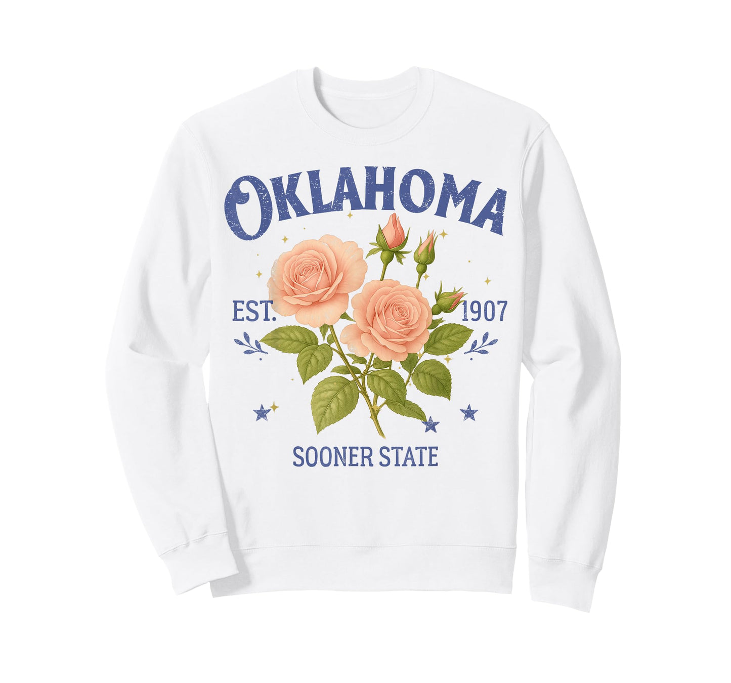 Oklahoma State Traveling Lover Hometown Trip Souvenir Rose T-Shirt